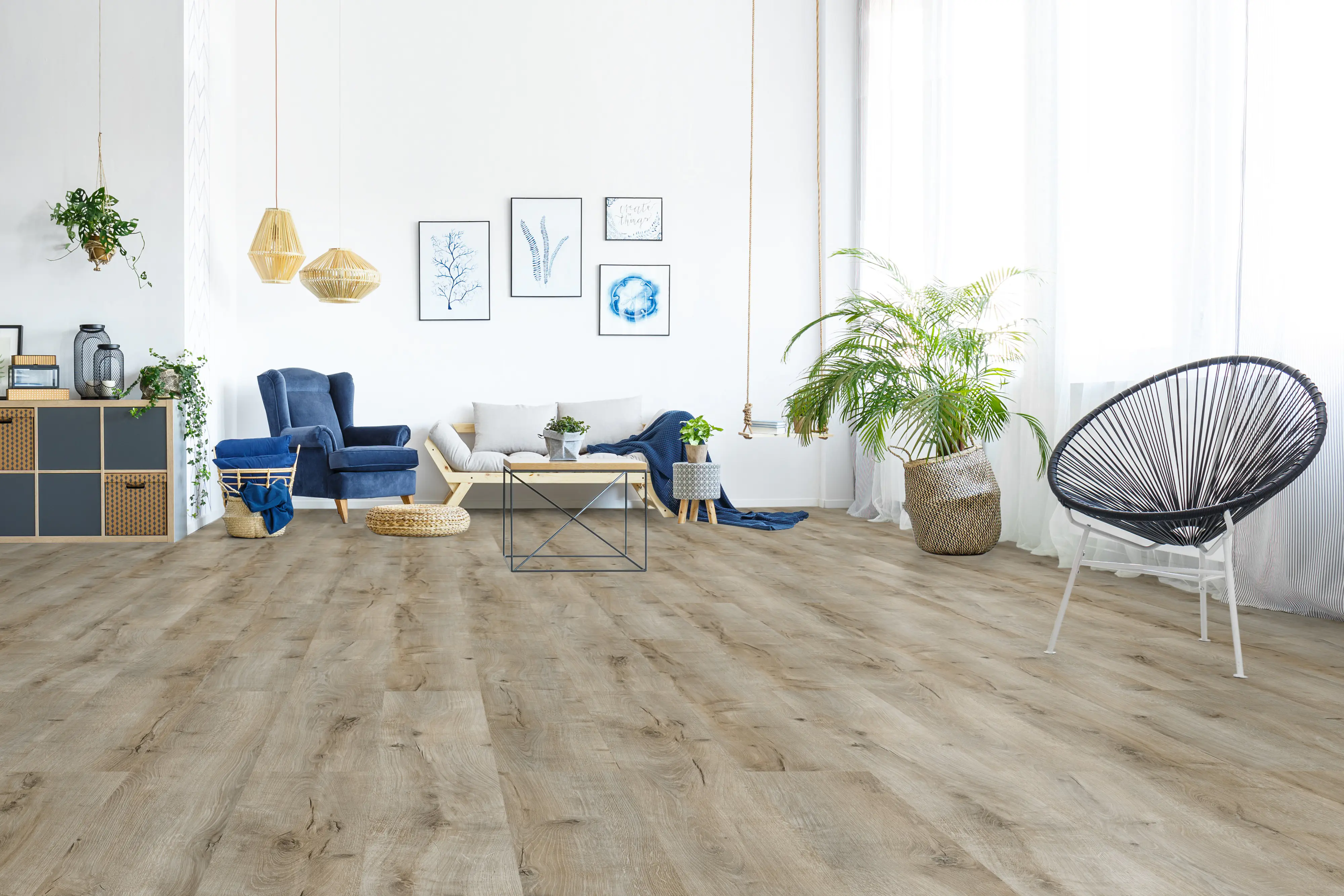 Classen Laminat Megaloc Aquaprotect 128,5 x 19,2 cm 8 mm Oak beige