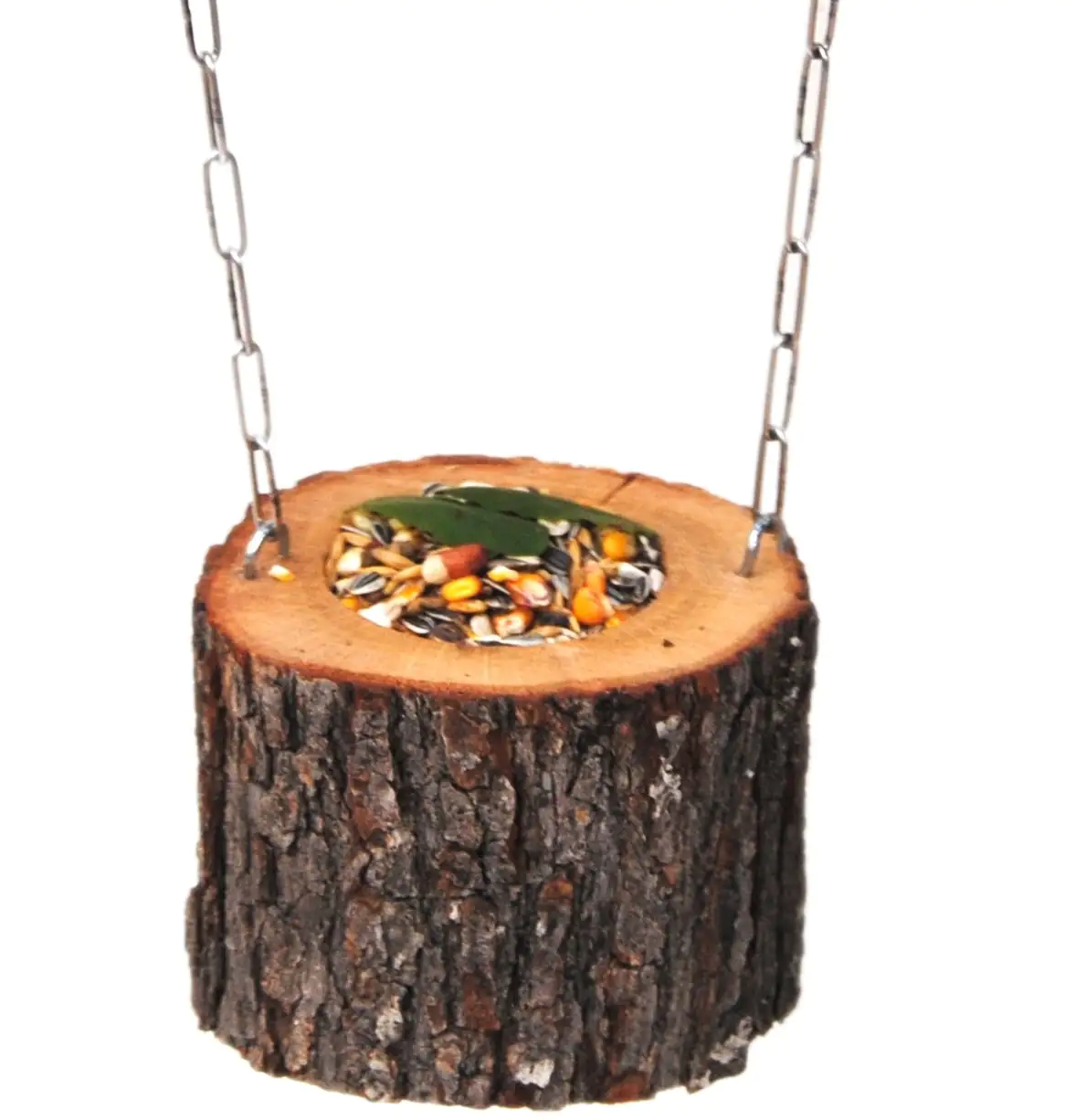 Ollesch Nager Futterstelle zum Aufhängen 10 x 15 x 25 cm natur