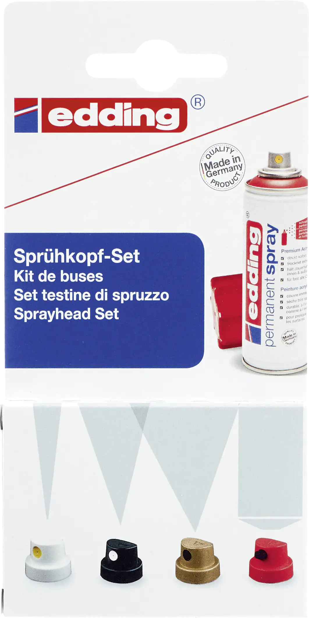 edding 5200 Permanent Spray Sprayhead Set