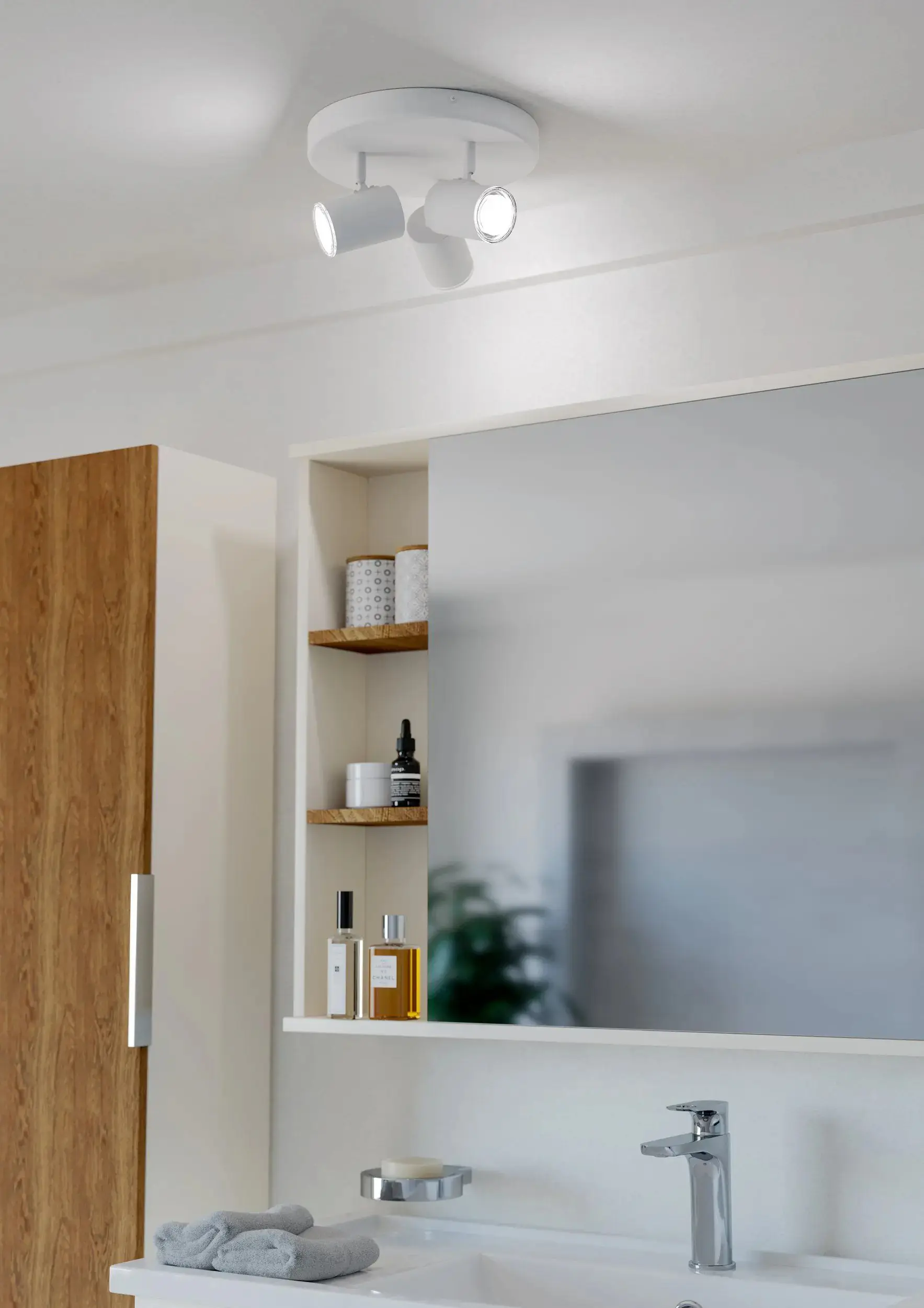 Eglo Leuchten 3er Spot Rondell Consuma 1 Ø 25 x 13 cm weiß