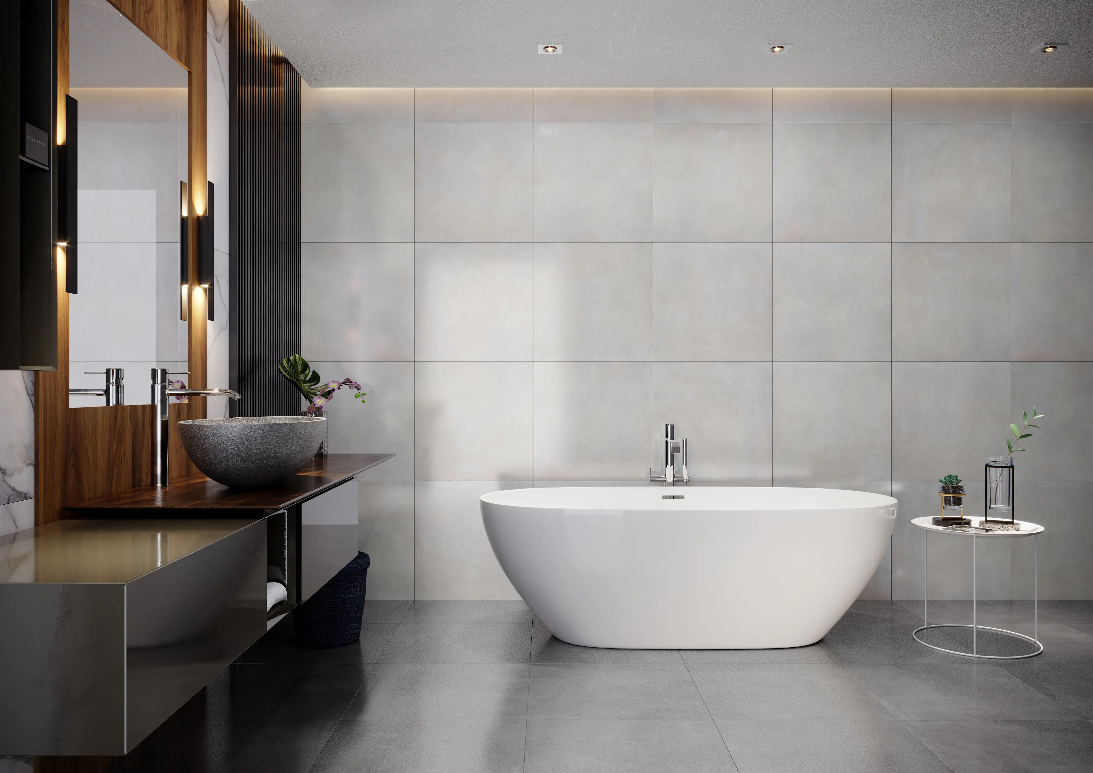 Bodenfliese Feinsteinzeug Fiordo bianco 60 x 60 cm weiß