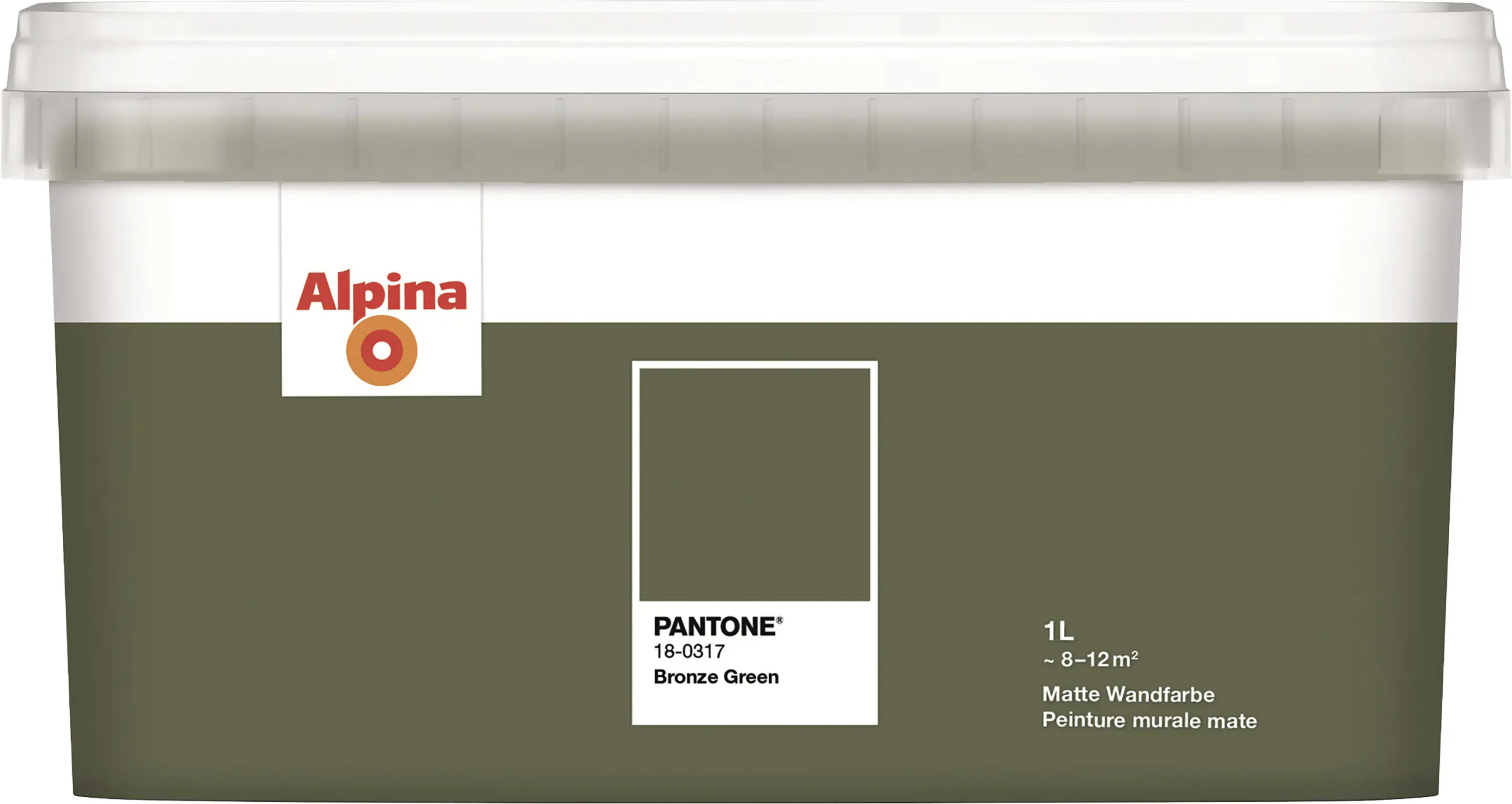 Alpina Wandfarbe Pantone matt bronze green 1 L