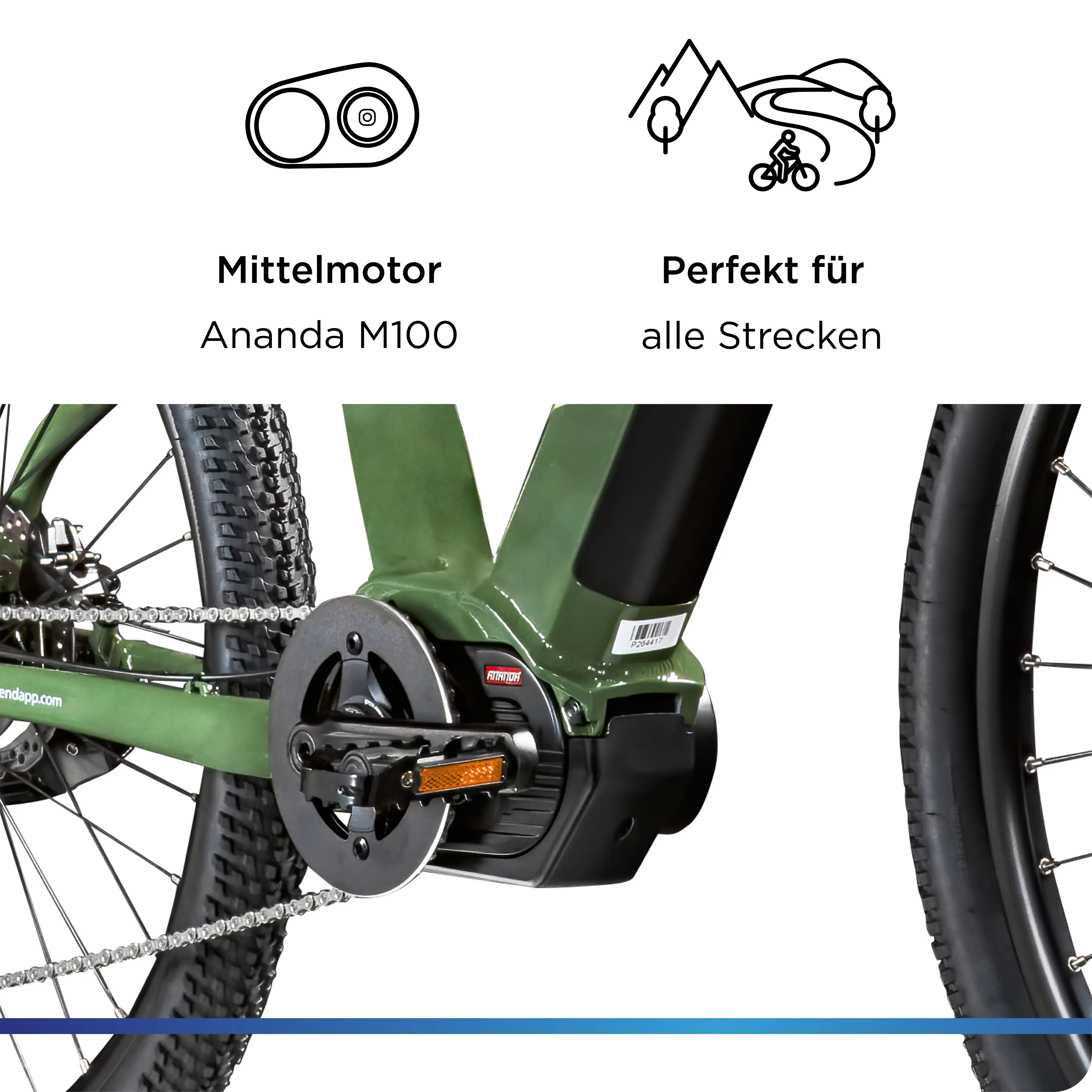 Zündapp E-Bike MTB X900 27,5 Zoll 10-Gang 733 Wh khaki Zündapp E-Bike MTB X900 27,5 Zoll 10-Gang 733 Wh khaki