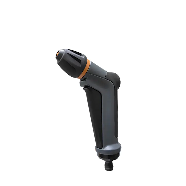 Primaster Pistolenbrause für Gartenschlauch mit 2 Funktionen orange-grau Primaster Pistolenbrause für Gartenschlauch mit 2 Funktionen orange-grau