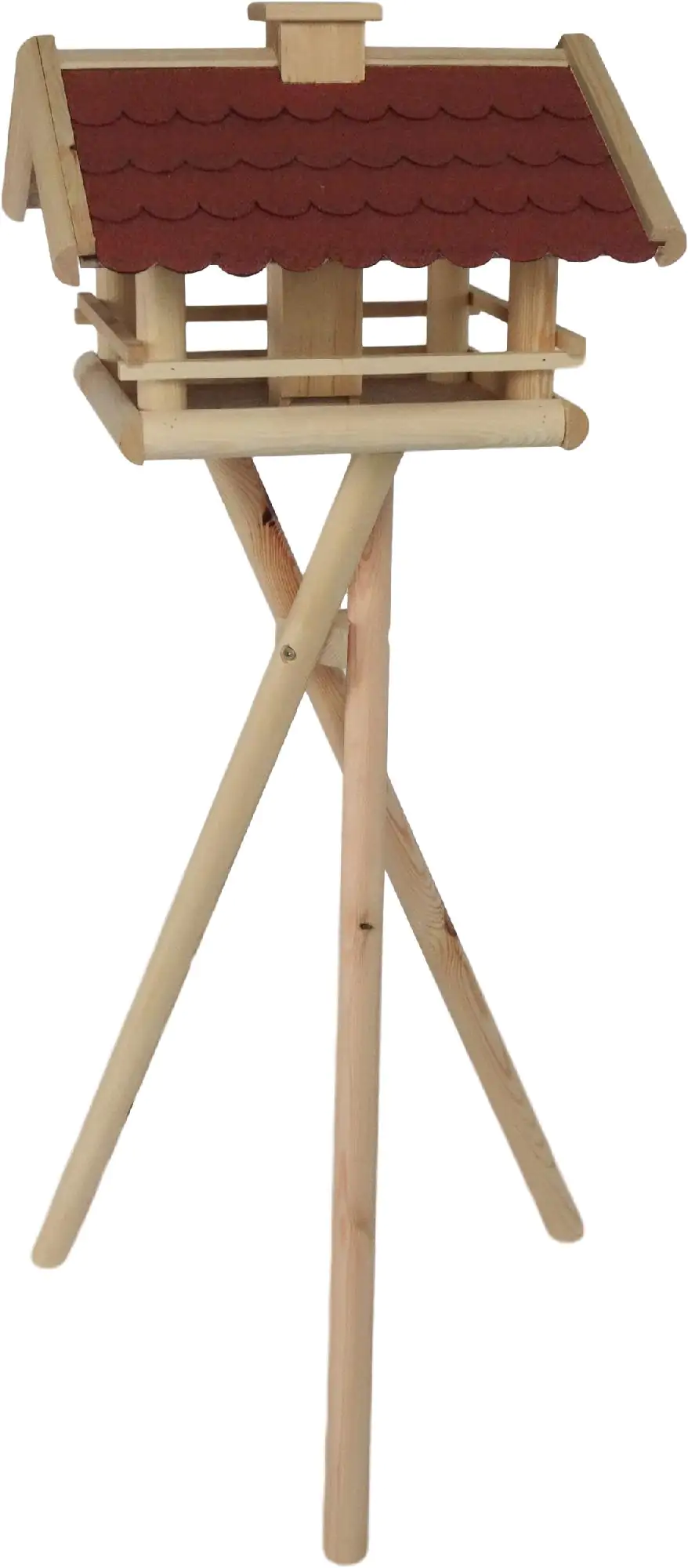 Vogelhaus Tirol mit Ständer Kiefernholz LxBxH: 45x57x55 cm