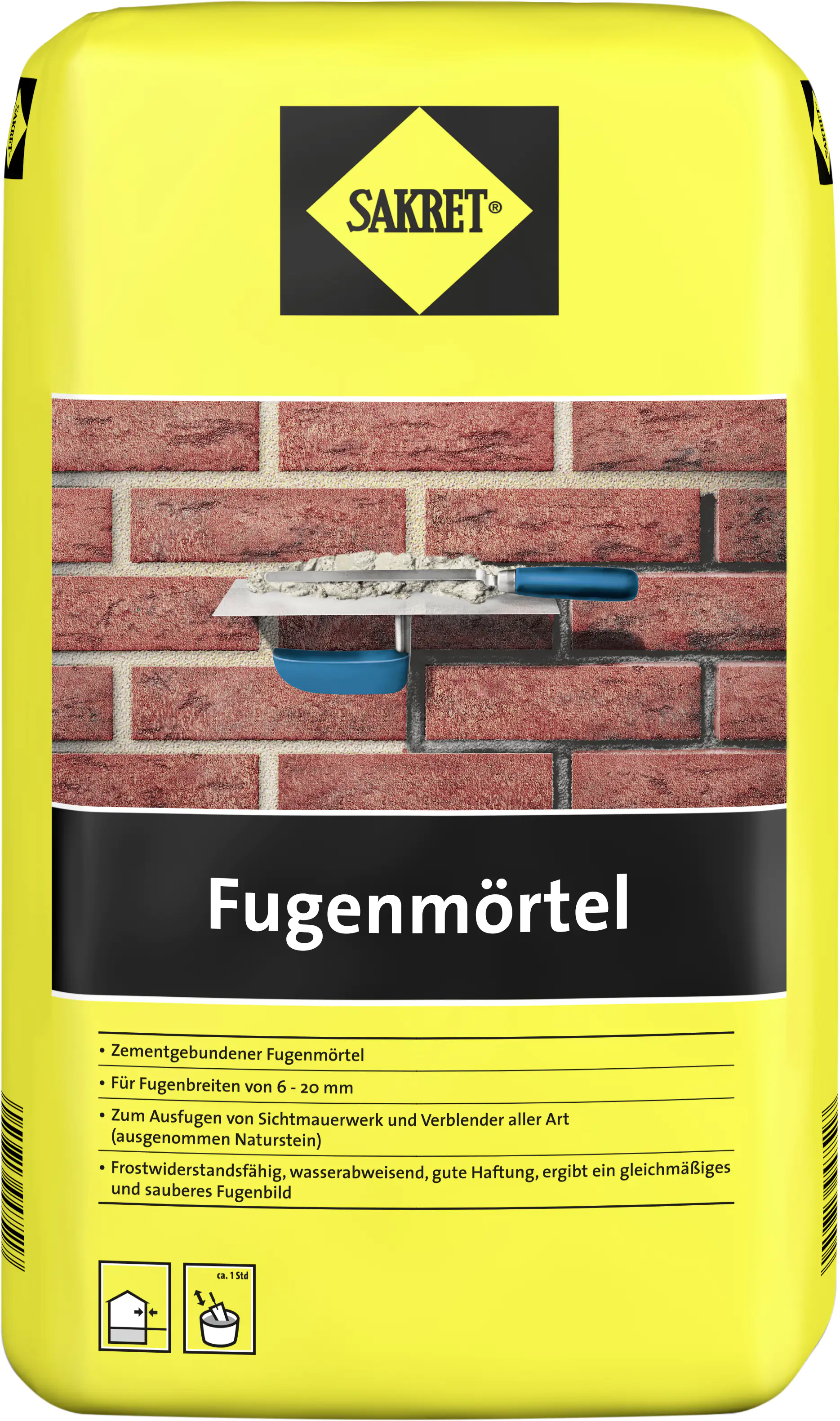 SAKRET Fugenmörtel 6 - 20 mm grau 10 kg