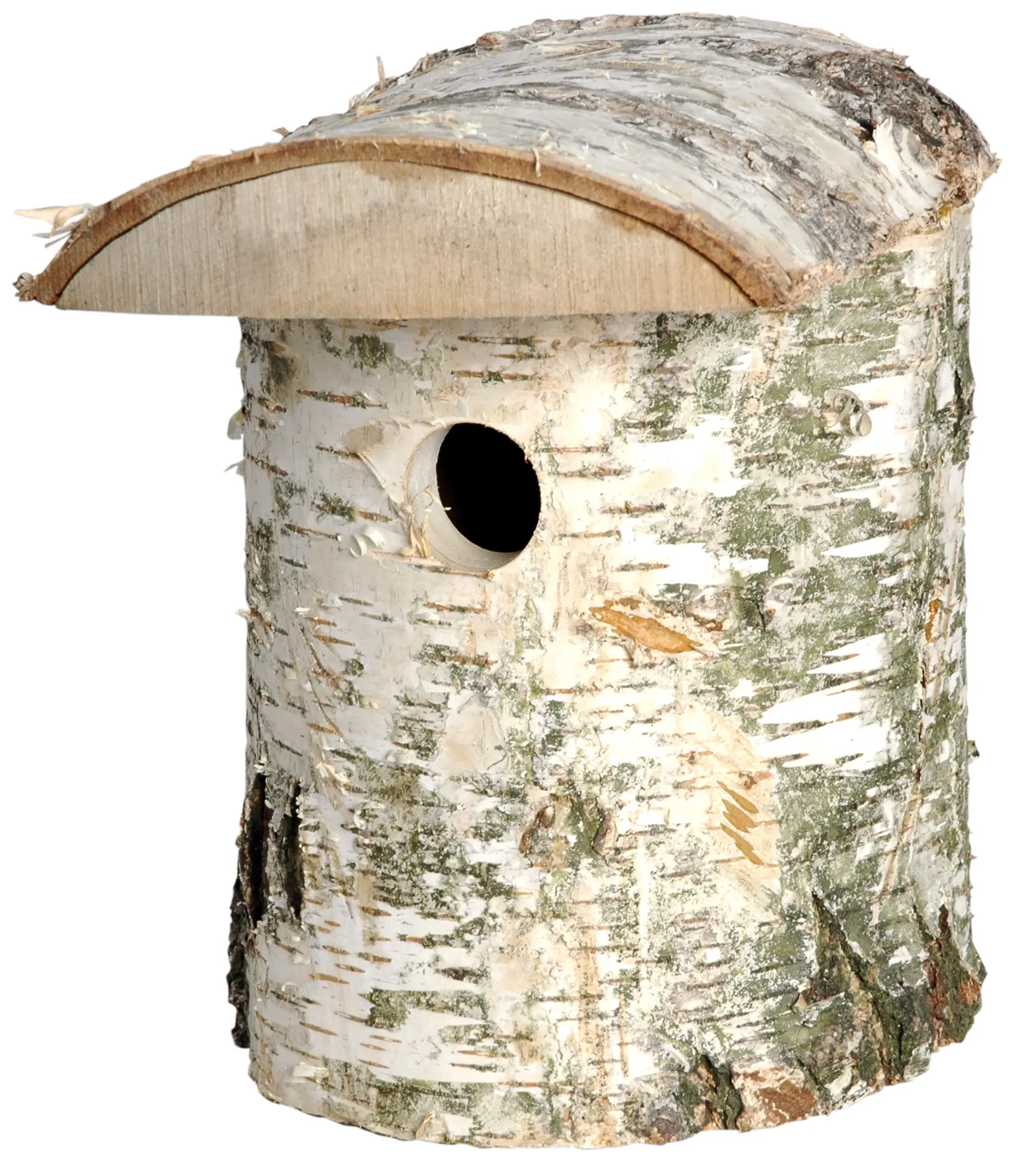 Dobar Nistkasten aus Birkenholz Einflugloch 32 mm 14 x 22 x 24 cm