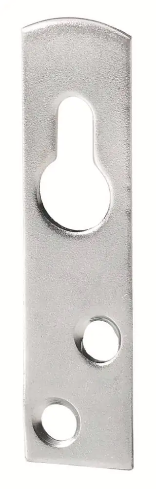 Hettich Schrankaufhänger mit Schlüssellochung verzinkt 60 x 15 mm