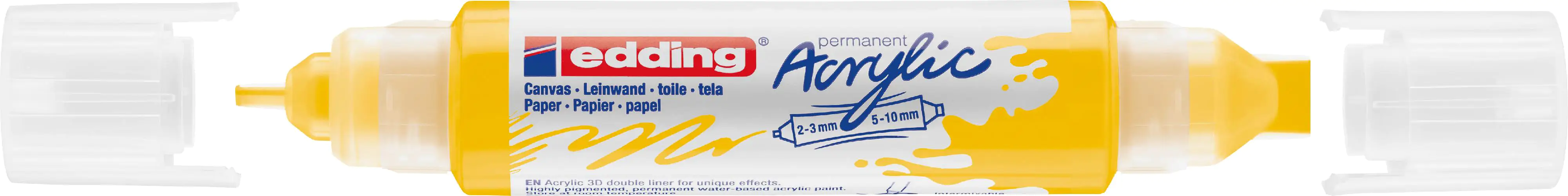edding 5400 Acryl 3D Double Liner verkehrsgelb