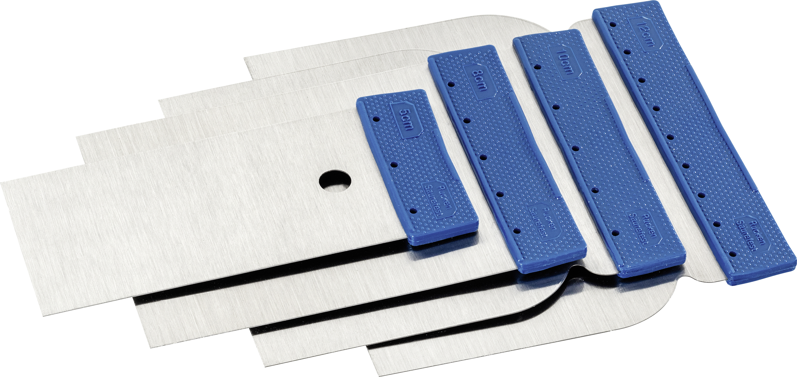 Color Expert Japan-Spachtel-Satz 4-teilig Stahl, 50/80/100/120 mm