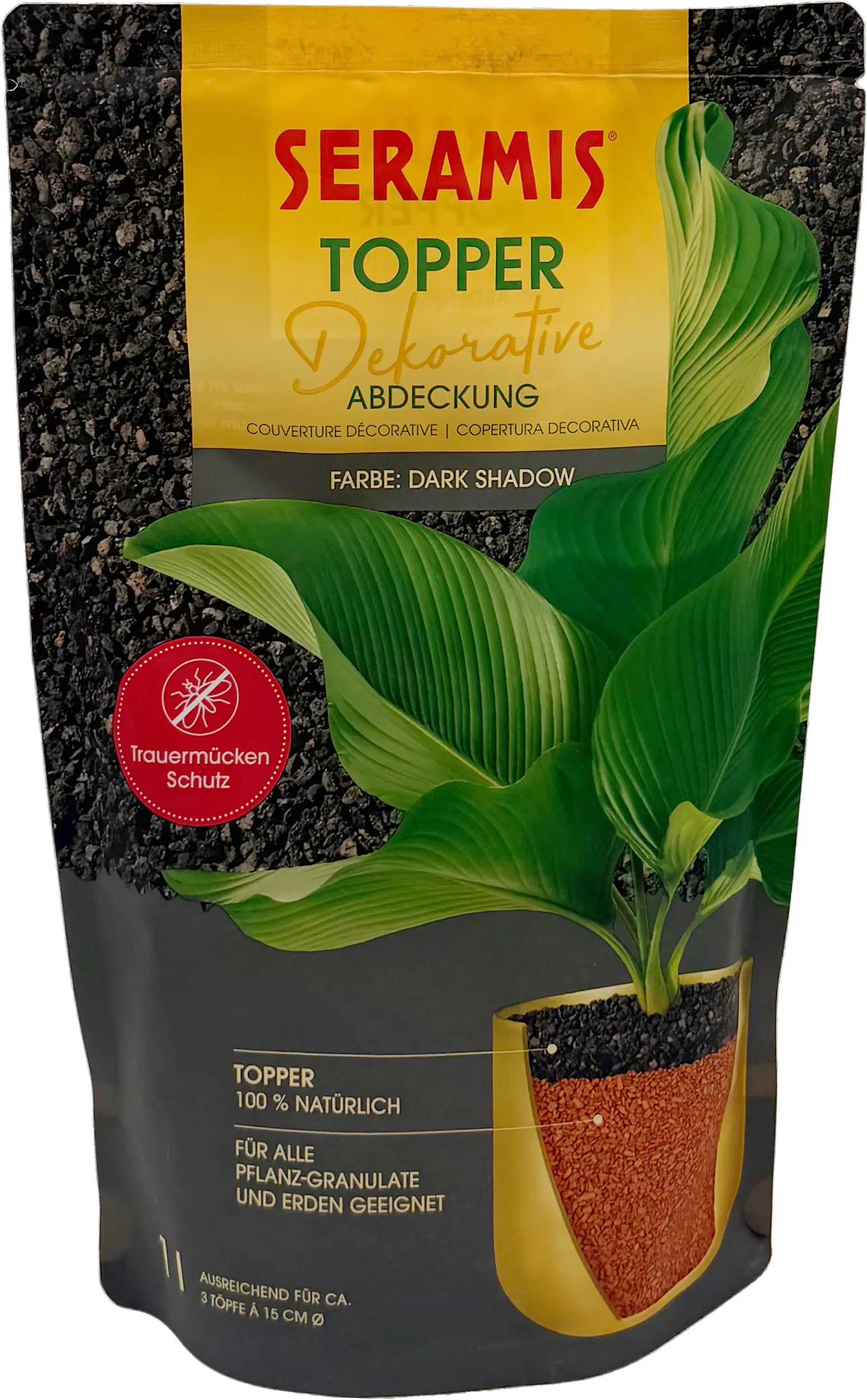 Seramis Pflanzgranulat Topper dark shadow 1 L