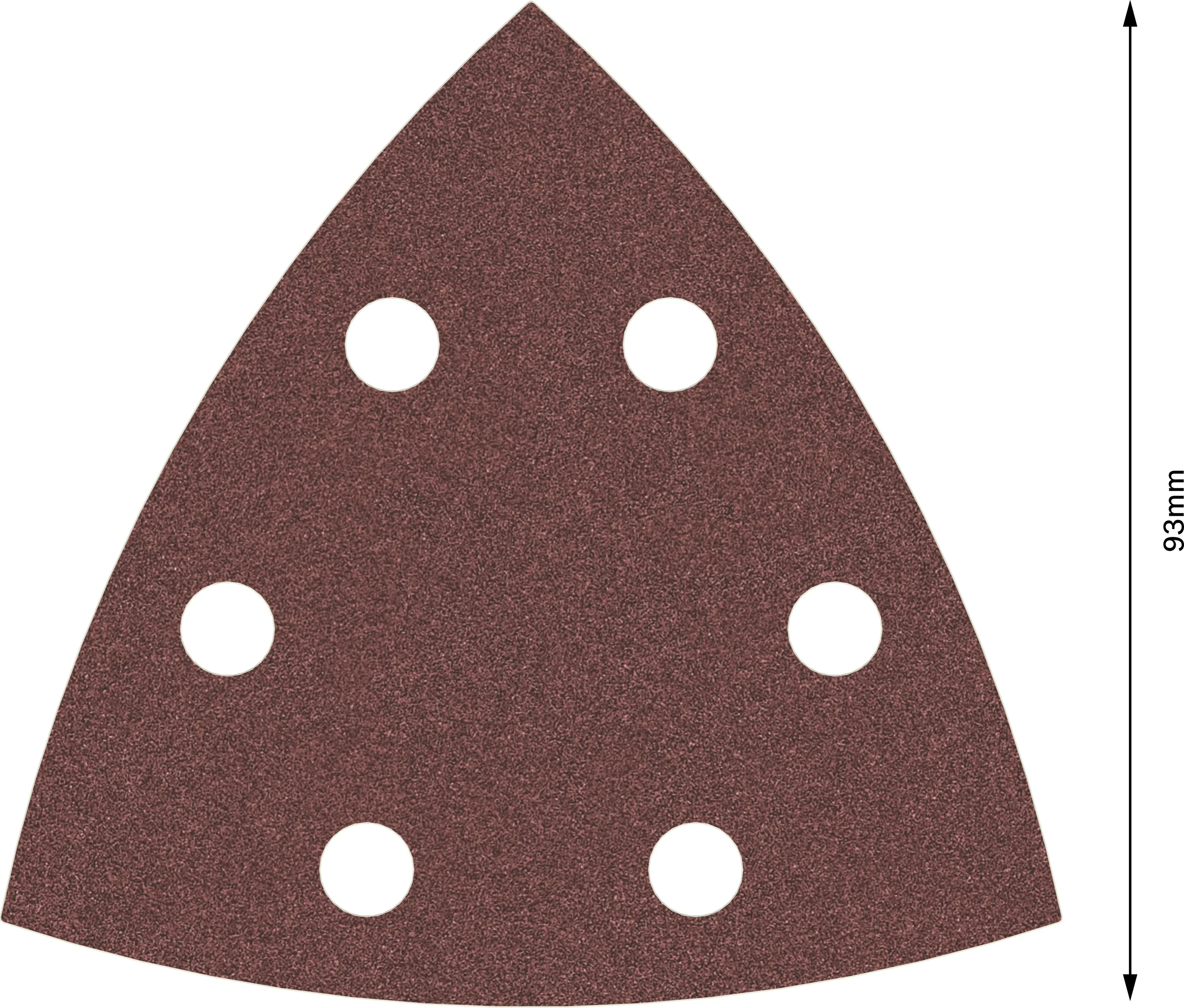 Bosch PRO F460 Schleifblatt 93 x 93 mm G180 5-teilig