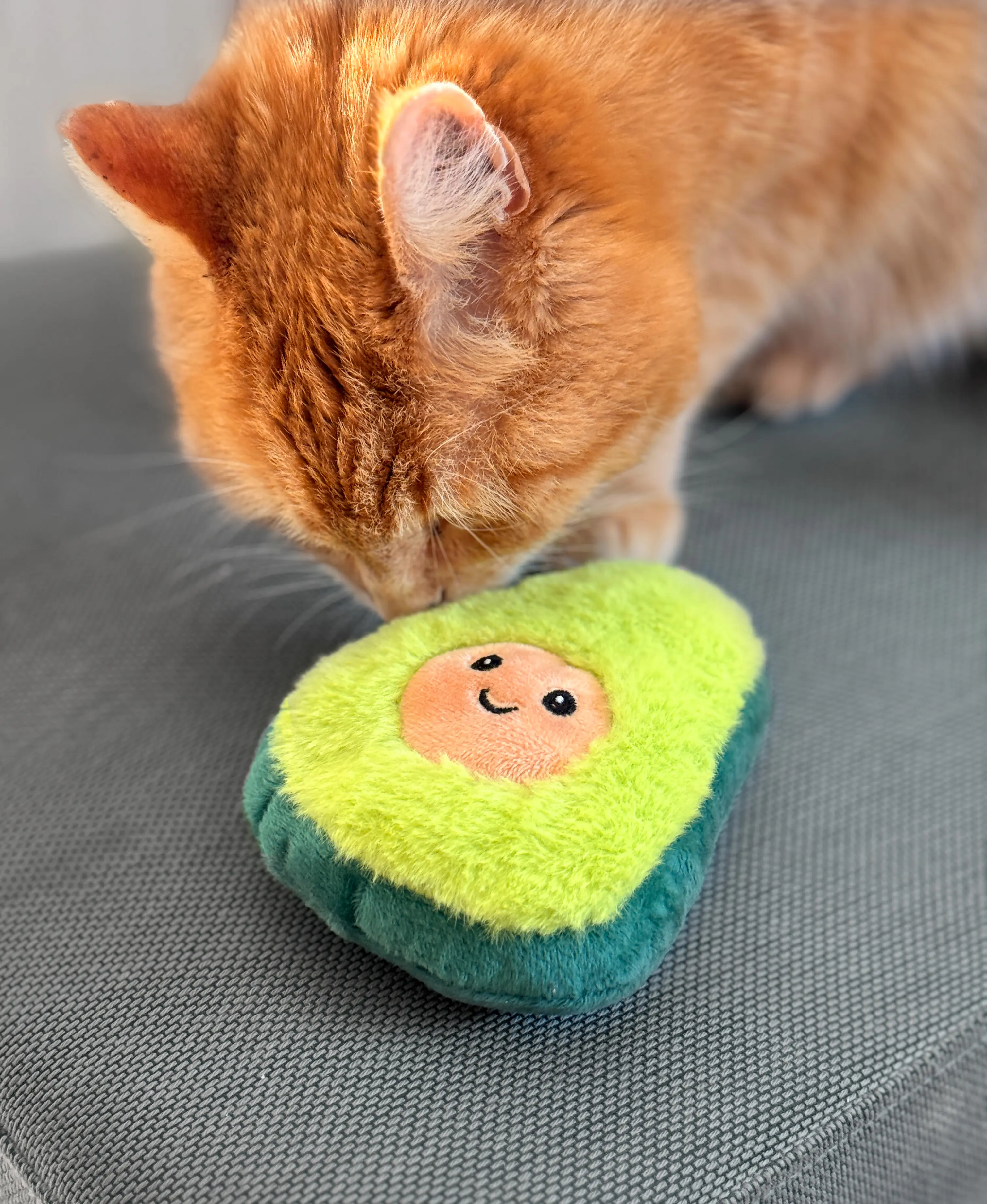 Aumüller Katzenspielzeug Avocado 13 x 9,5 cm grün