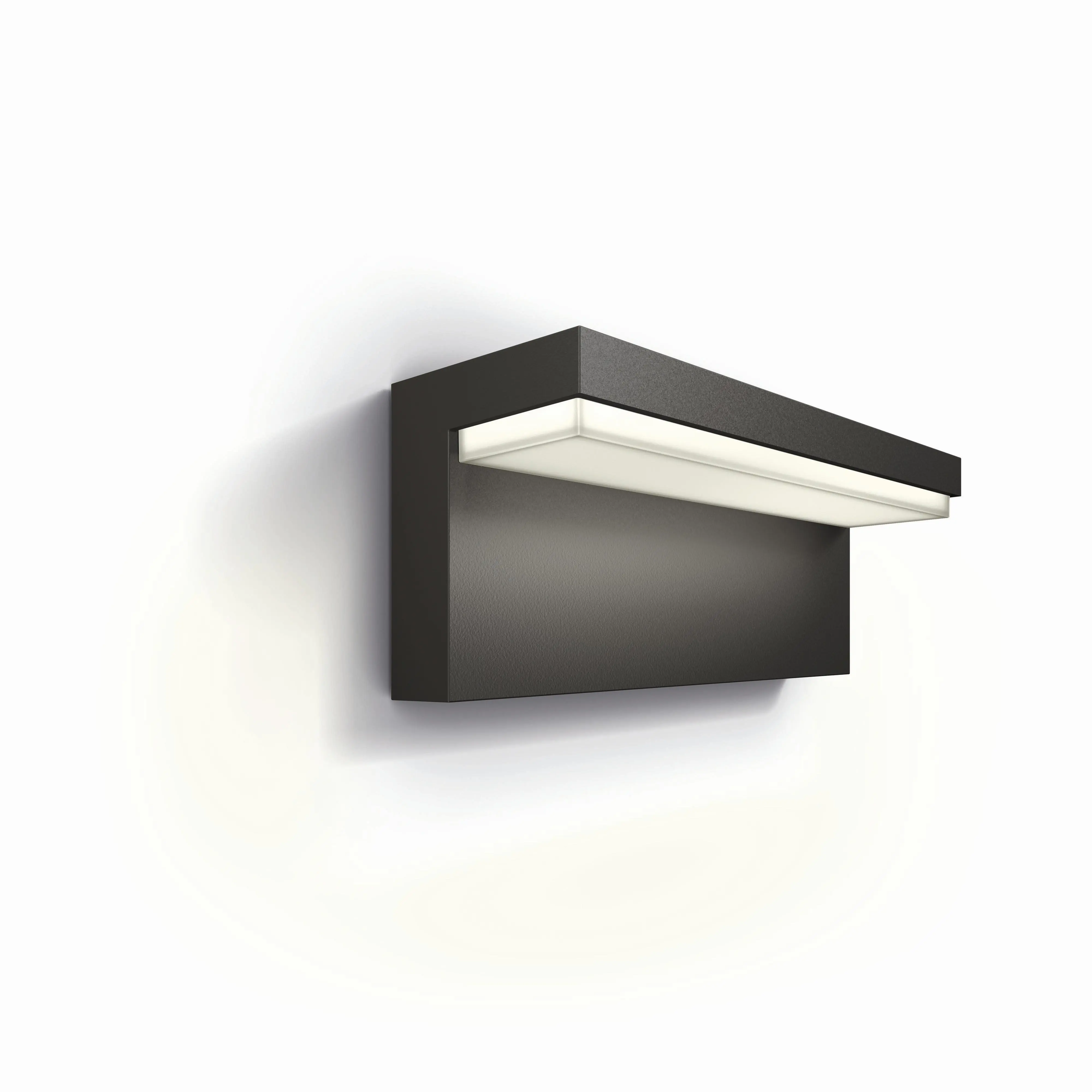Philips LED Außenwandleuchte Bustan anthrazit warmweiß Philips LED Außenwandleuchte Bustan anthrazit warmweiß