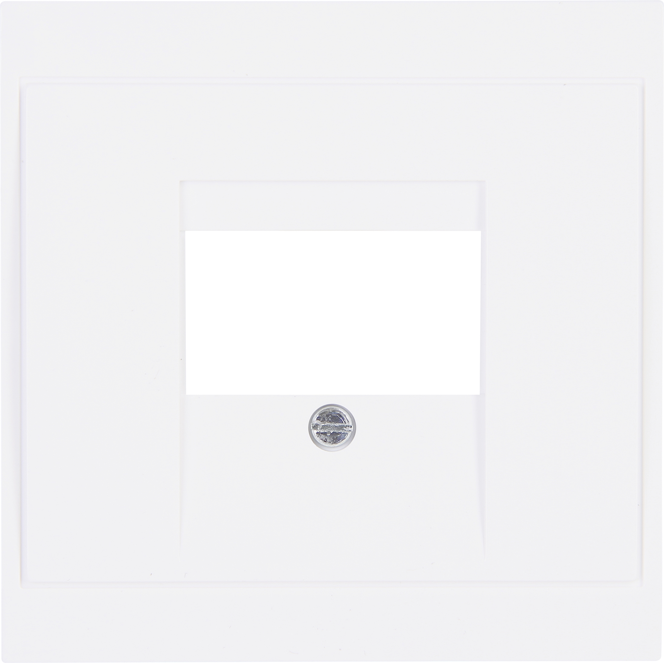 Kopp TAE-Abdeckung für 1-3 Anschlüsse Malta, arktisweiß, 350113186