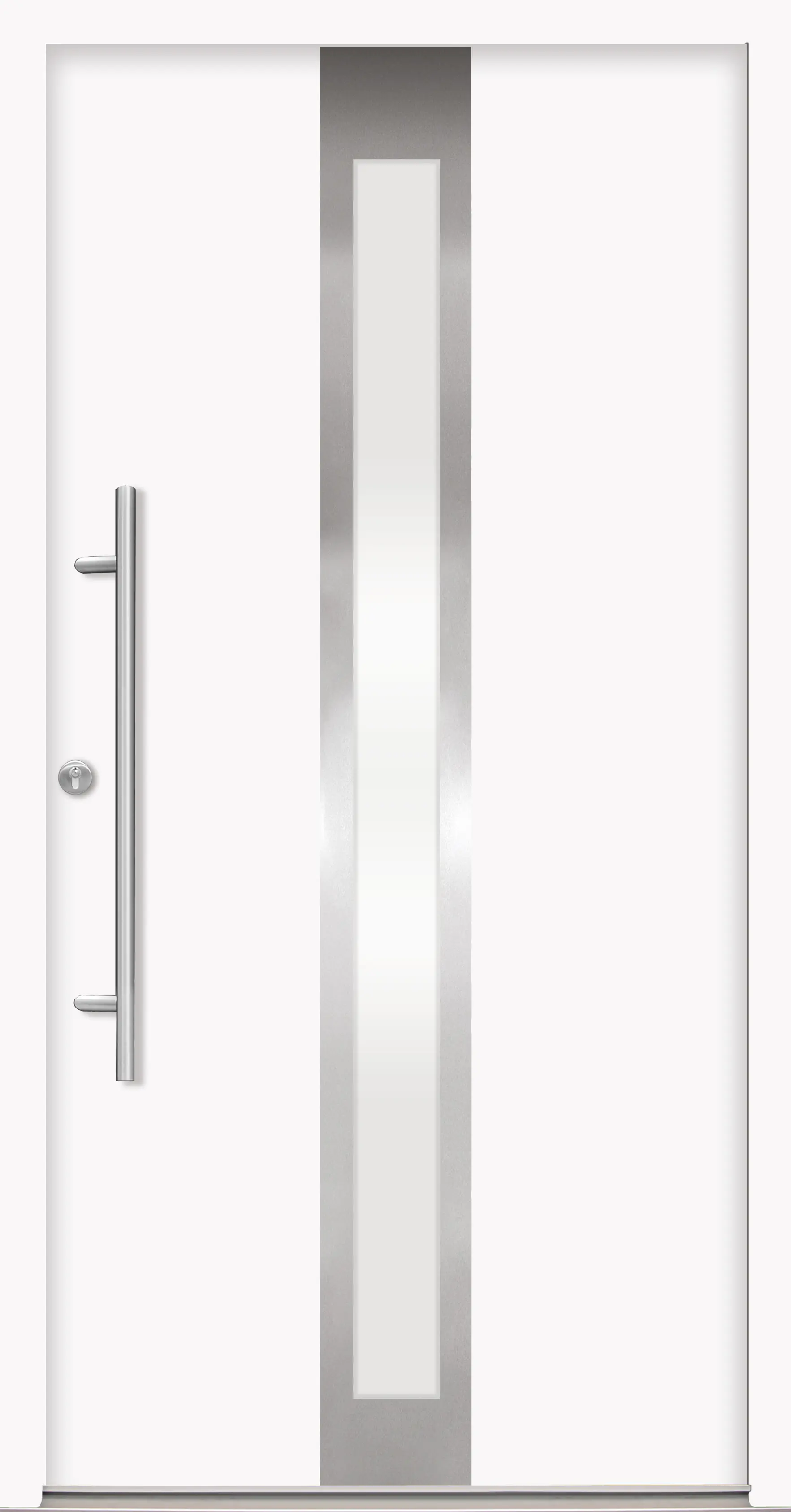 Splendoor Haustür Passivedoor Premium B01 Weiß DIN Links 100 x 210 cm