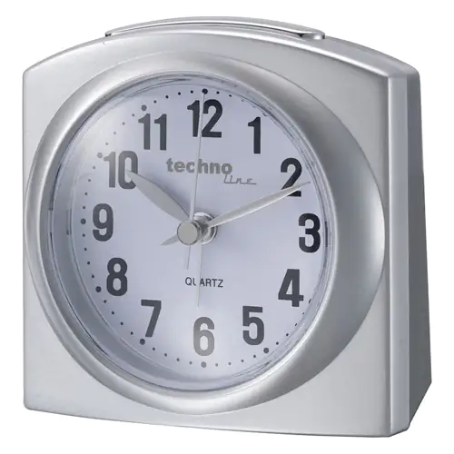 Technoline Quarzwecker Modell L analog silber Technoline Quarzwecker Modell L analog silber