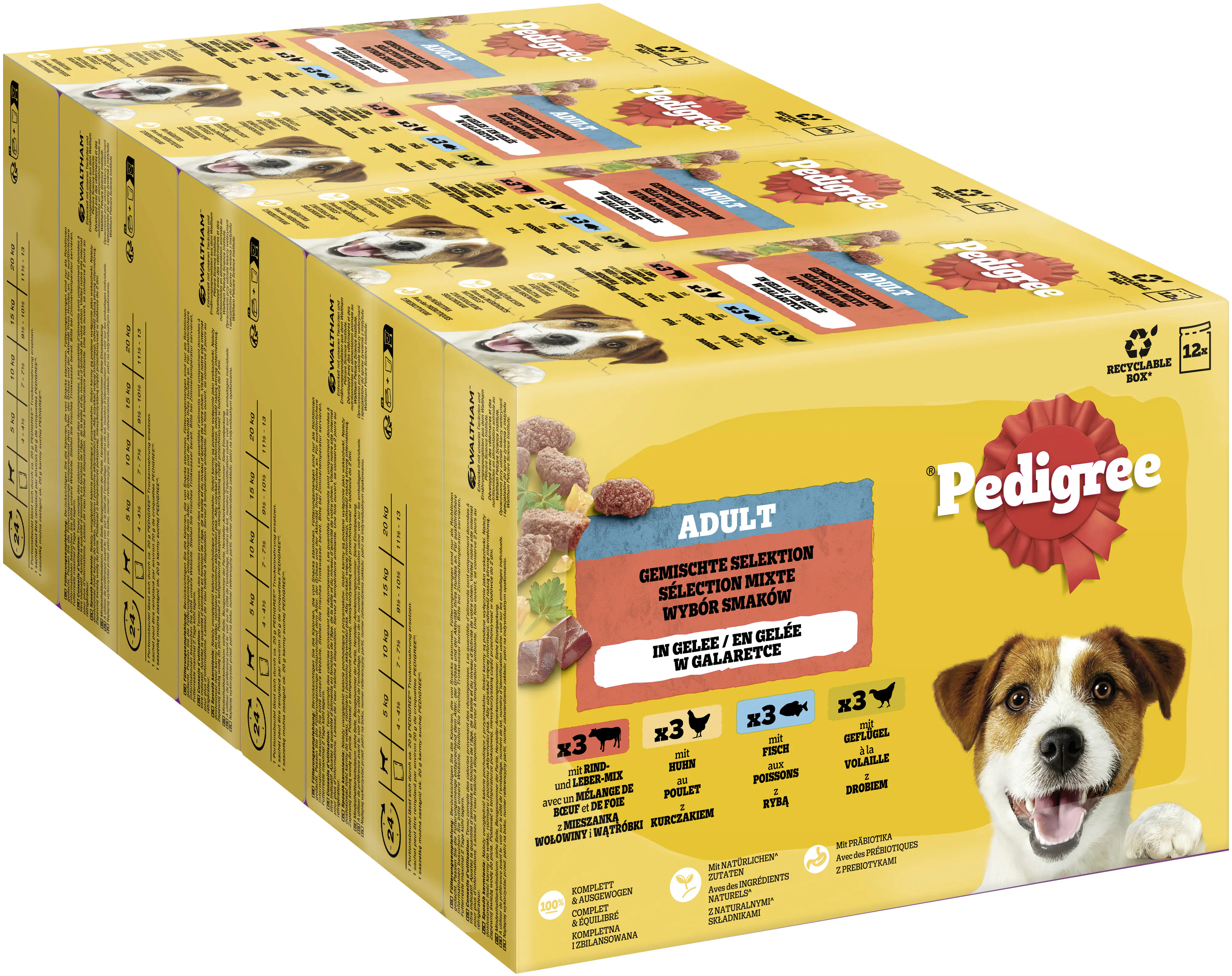 Pedigree Hundenassfutter Adult 12 x 100 g Gemischte Selektion