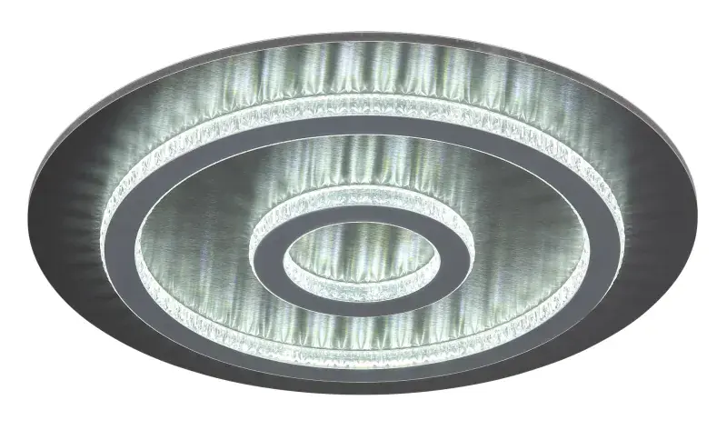 Globo Deckenleuchte Jayden Ø 45 x 5,5 cm schwarz warmweiß