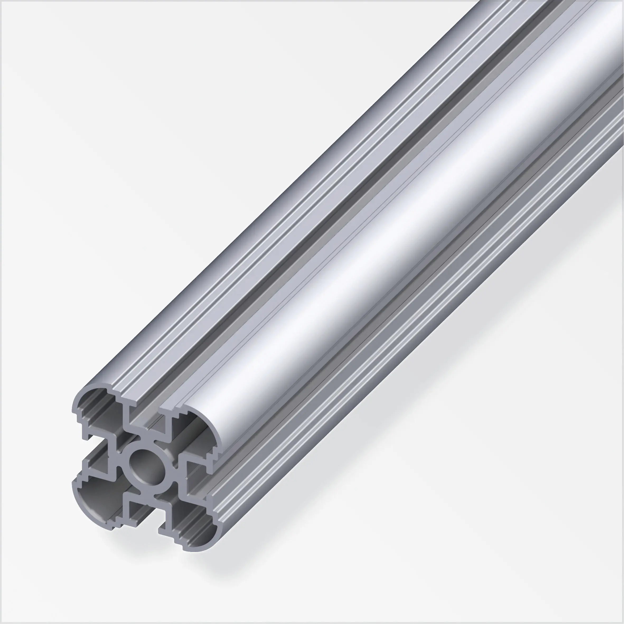 coaxis®-Säulen-Profil 1 m, 35.5 mm Aluminium roh blank