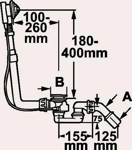Viega Ab- und Überlaufgarnitur Multiplex Komplett-Set
