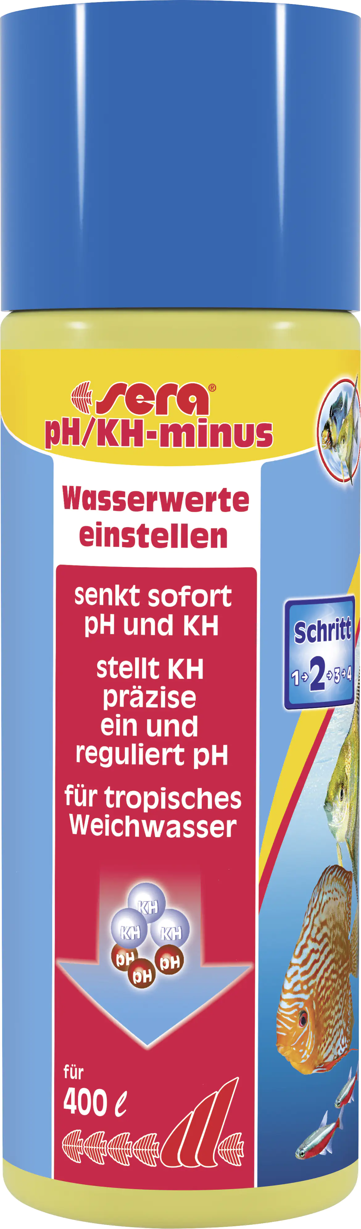 Sera Aquariumwasseraufbereiter pH-KH-minus 100 ml