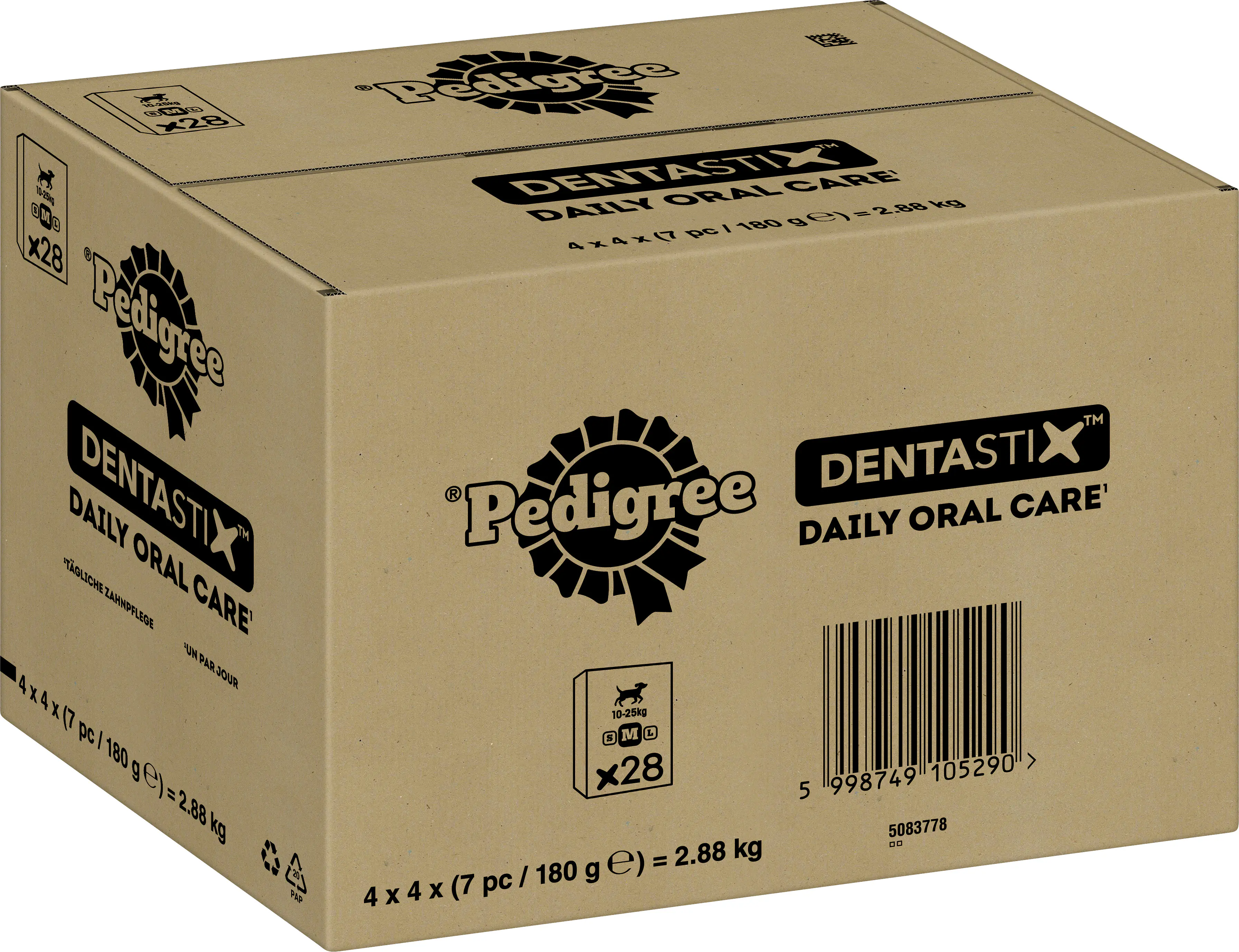Pedigree Denta Stix Daily Oral Care MP für mittelgroße Hunde 720 g Pedigree Denta Stix Daily Oral Care MP für mittelgroße Hunde 720 g