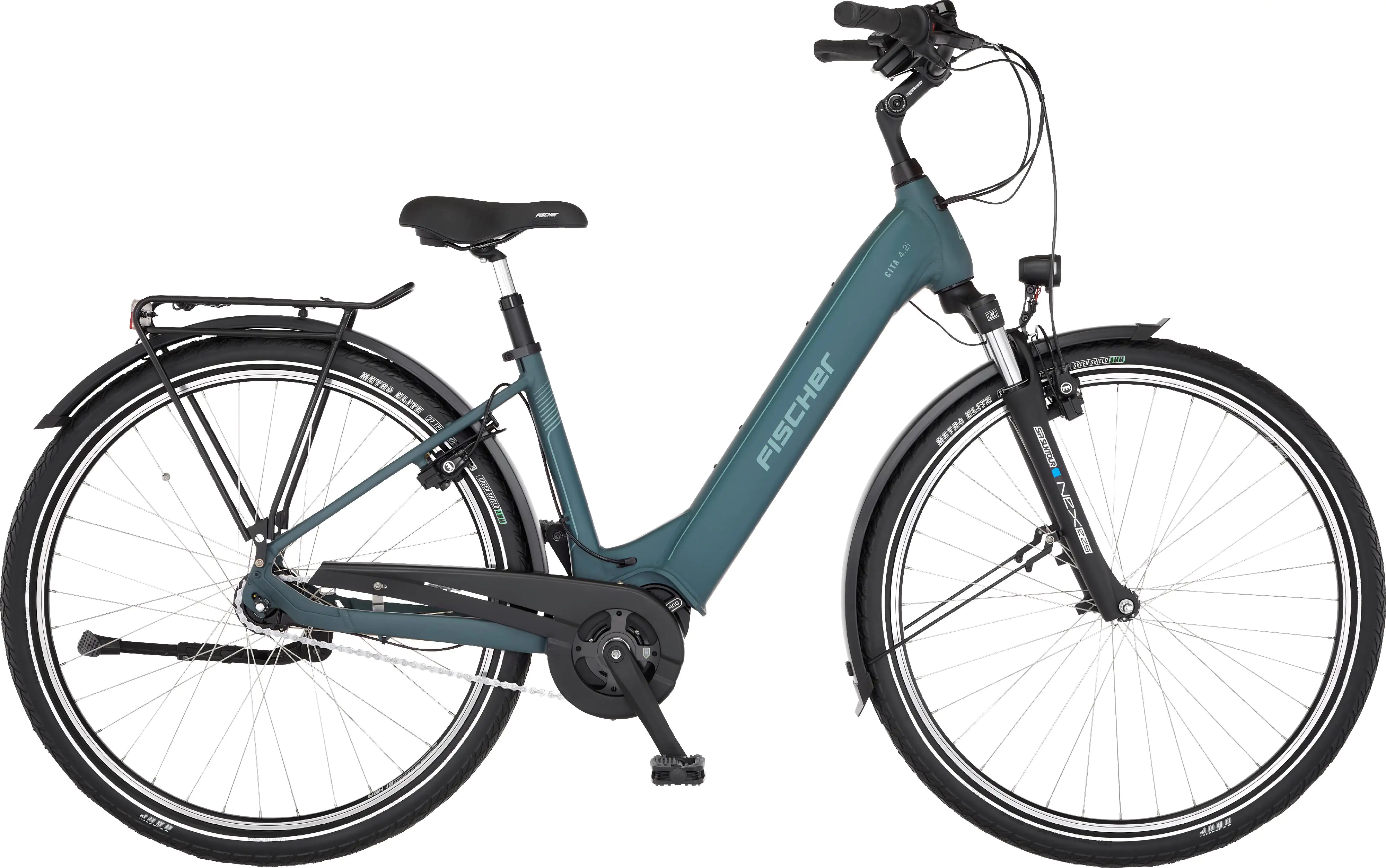 Fischer E-Bike City Cita 4.2i 28 Zoll RH 50cm 7-Gang 711 Wh grün Fischer E-Bike City Cita 4.2i 28 Zoll RH 50cm 7-Gang 711 Wh grün