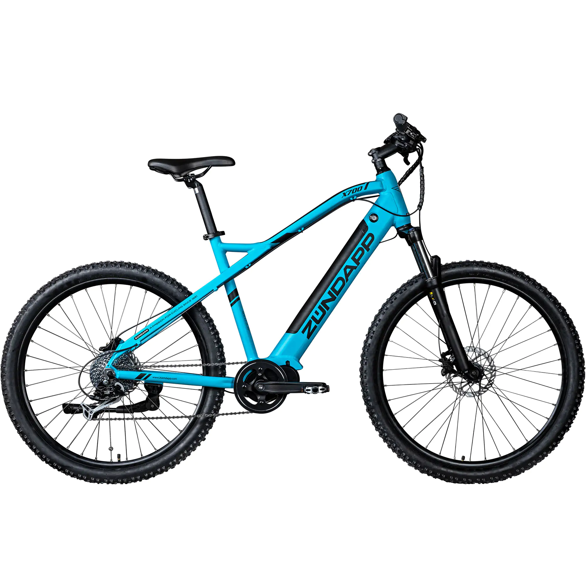 Zündapp E-Bike MTB X700 27,5 Zoll 9-Gang 504 Wh blau
