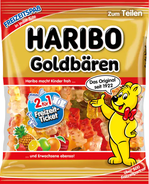 Haribo Fruchtgummi Goldbären 100 Jahre 175 g