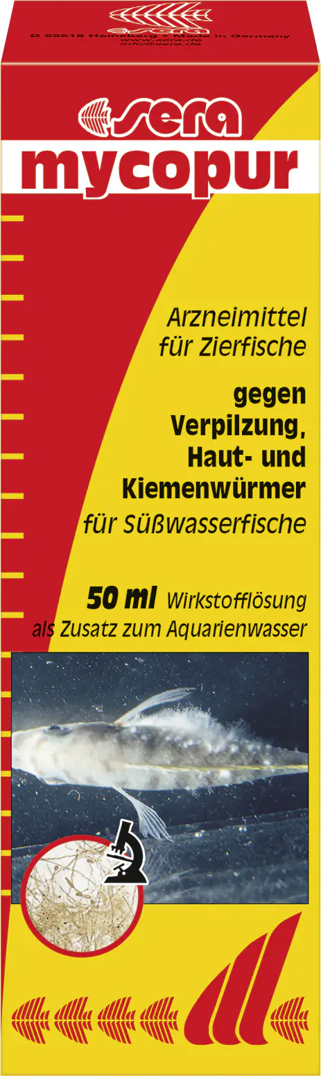 Sera Arzneimittel für Zierfische mycopur 50 ml