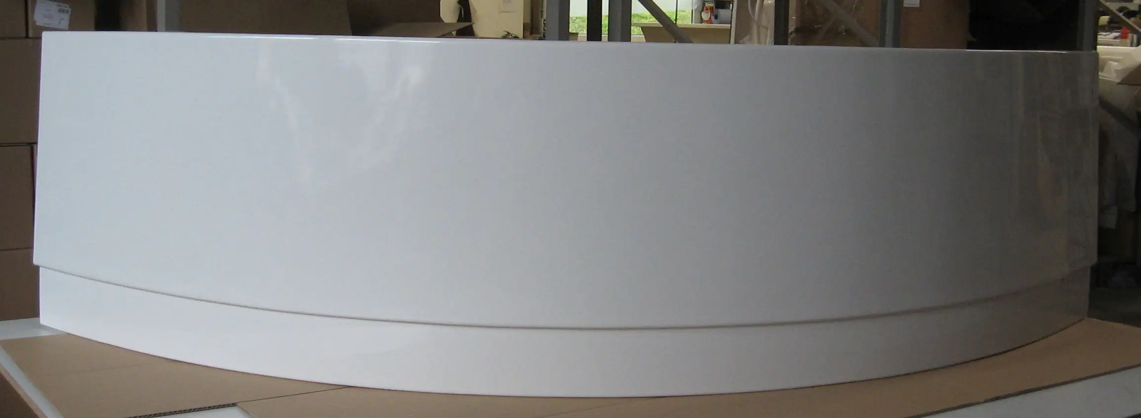 Ottofond Acrylschürze Sardinia 256 x 62 cm, weiß