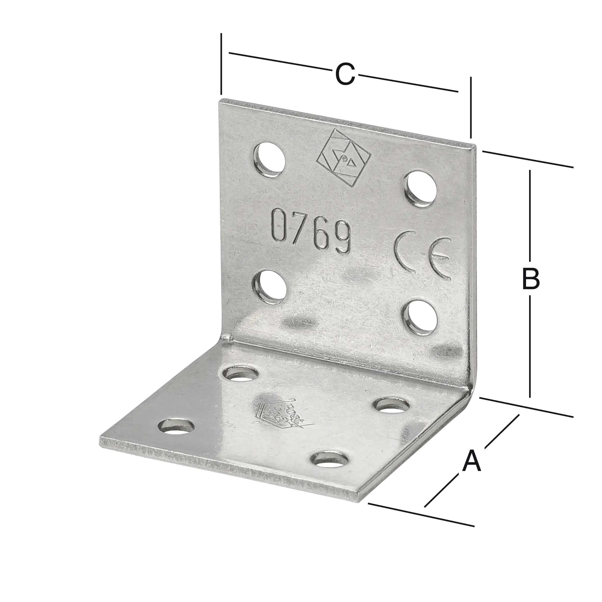 Vormann Winkelverbinder 50 x 50 x 40 mm