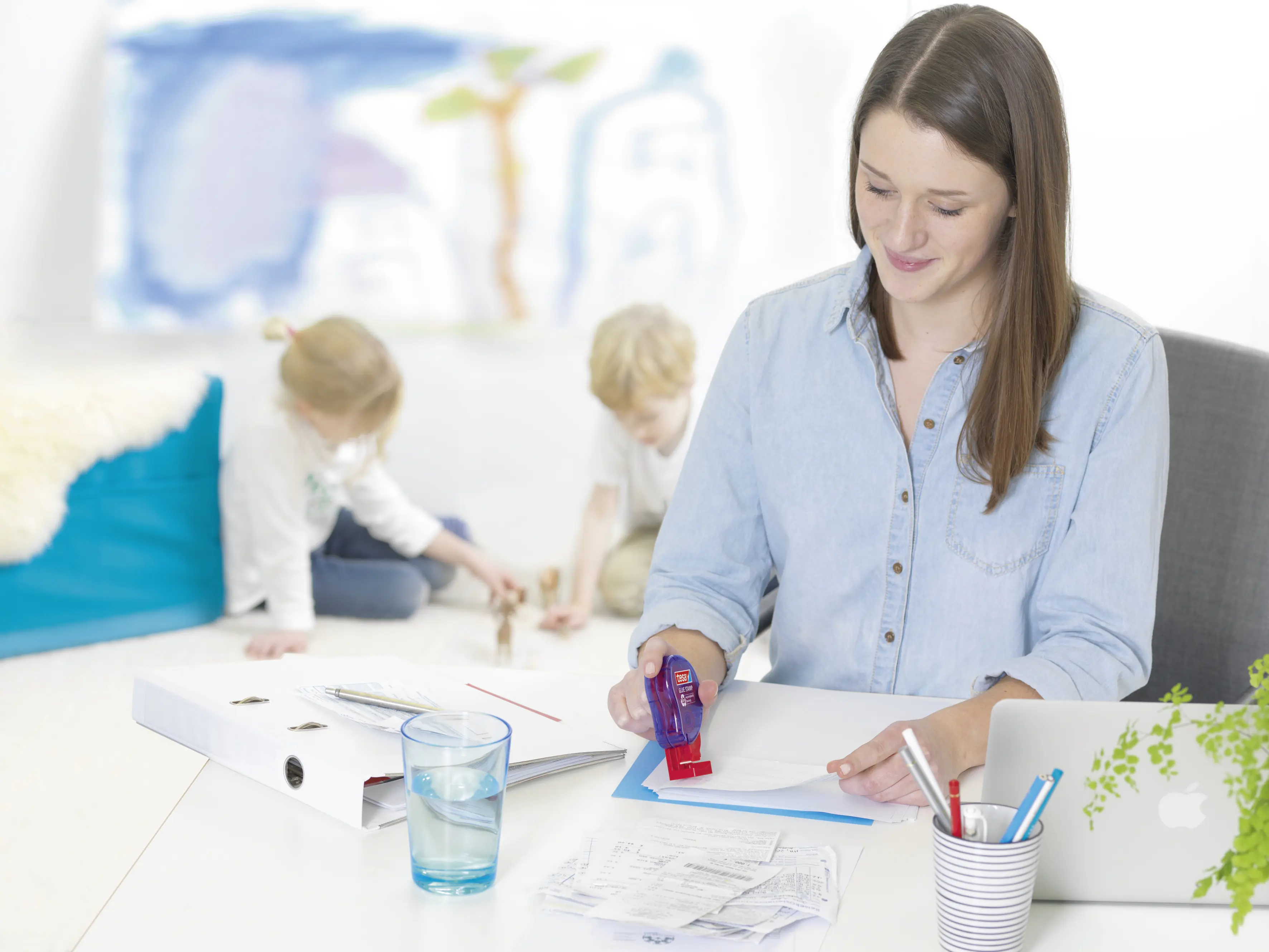 tesa Klebestempel permanent ecoLogo 1100 Klebepads