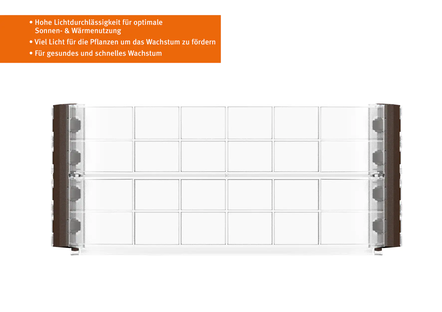 Garantia ERGO Quadro L Wachstumsmodul für Hochbeet Ergo Quadro L
