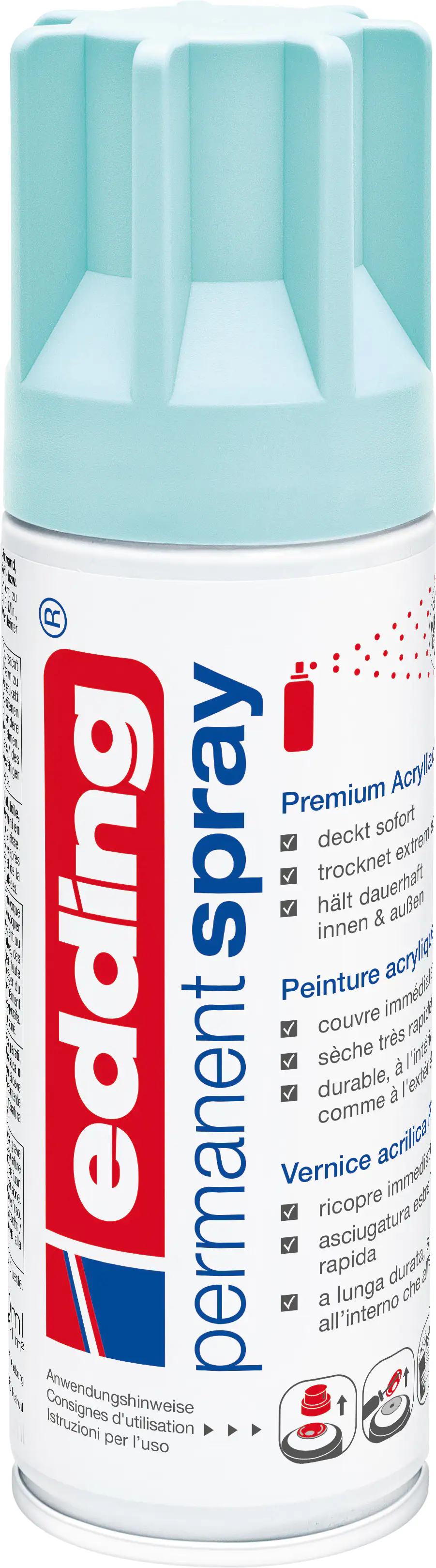 edding 5200 Permanent Spray Premium pastellblau matt Acrylic Paint