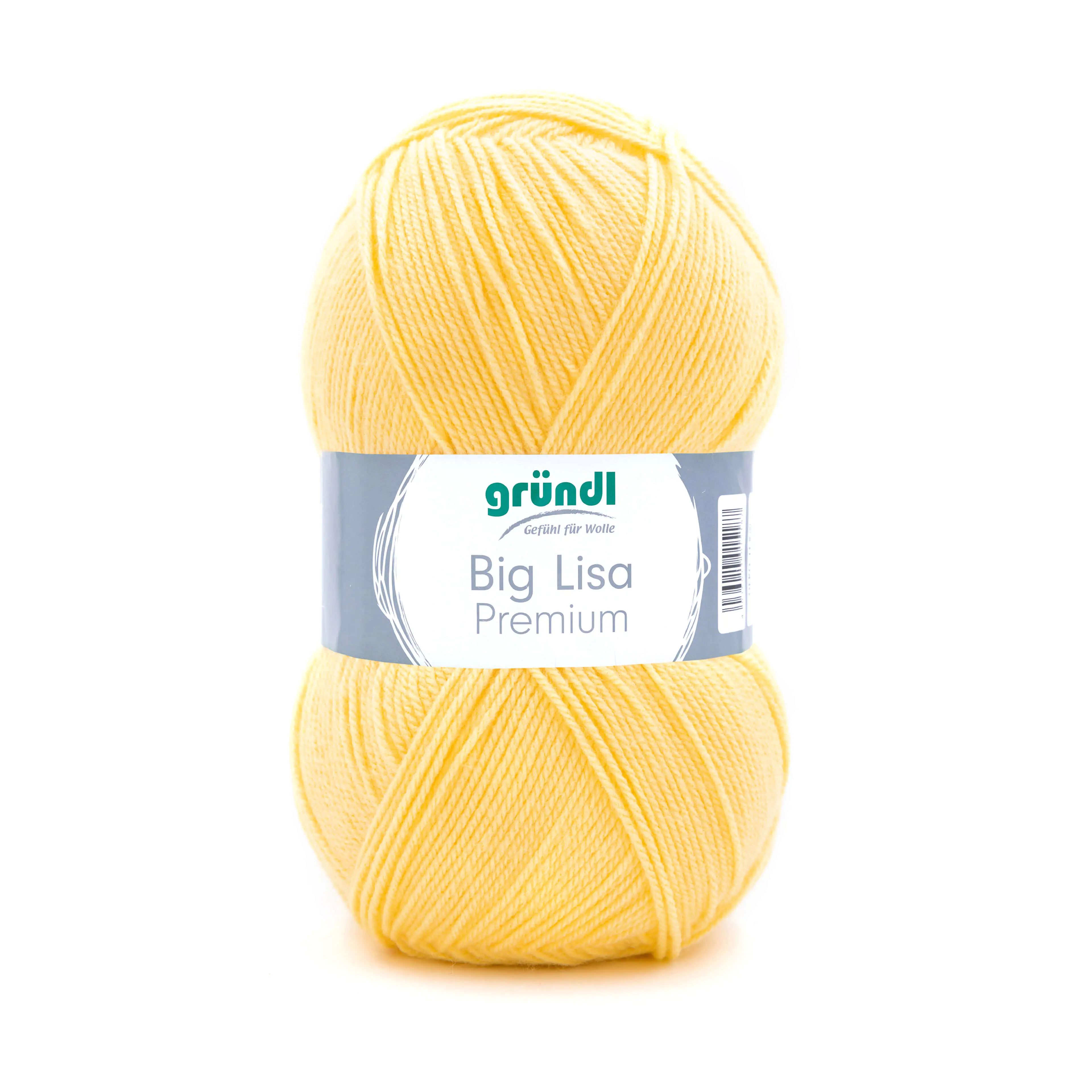 Gründl Wolle Big Lisa Premium 250 g pastellgelb