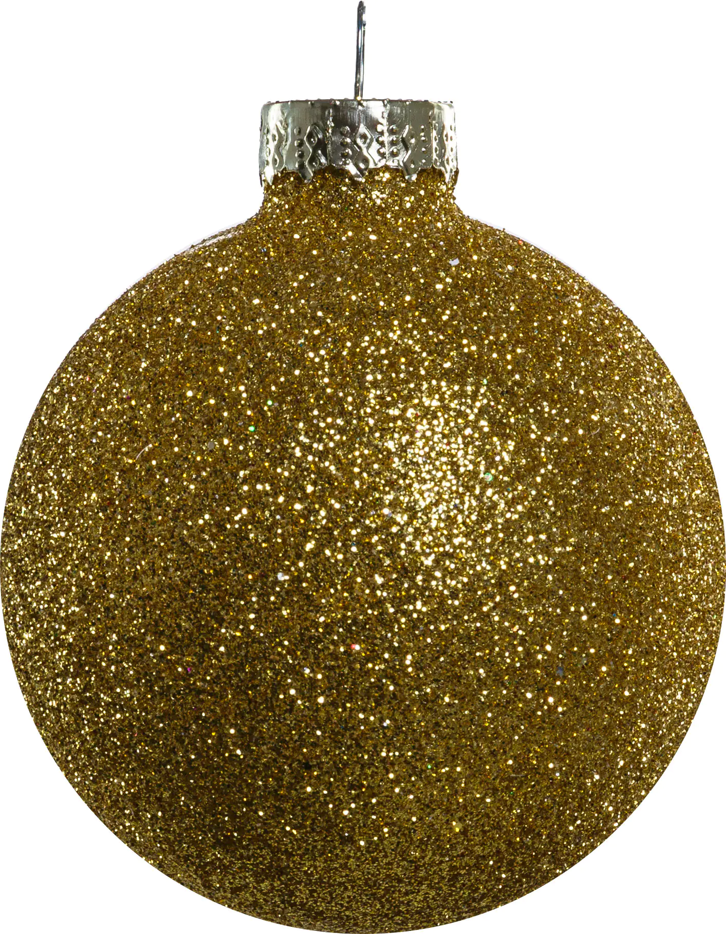 4333692642637_06 TrendLine Weihnachtskugeln aus Glas Ø 5/ 5,7/ 6,7 cm gold 42 Stück