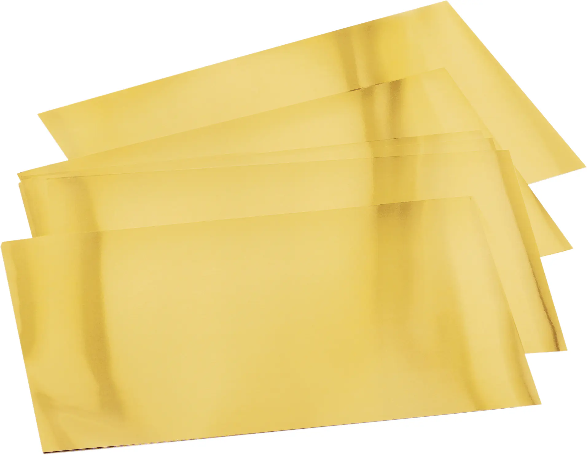 Glorex Prägefolie gold Hartmetall 19 x 30 cm, 3 Blatt