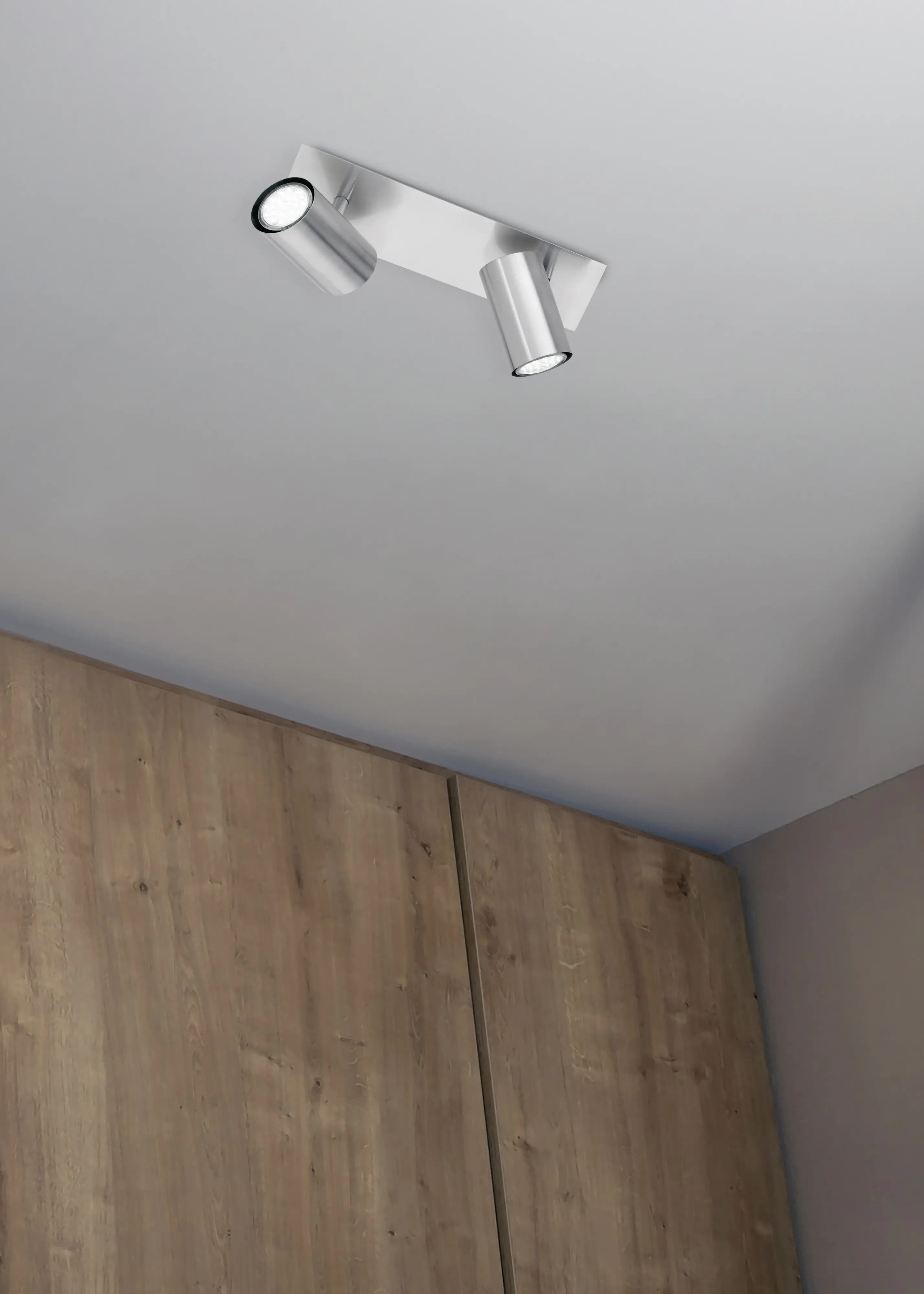 Trio Leuchten 2er Spot Marley GU10, nickel matt Trio Leuchten 2er Spot Marley GU10, nickel matt