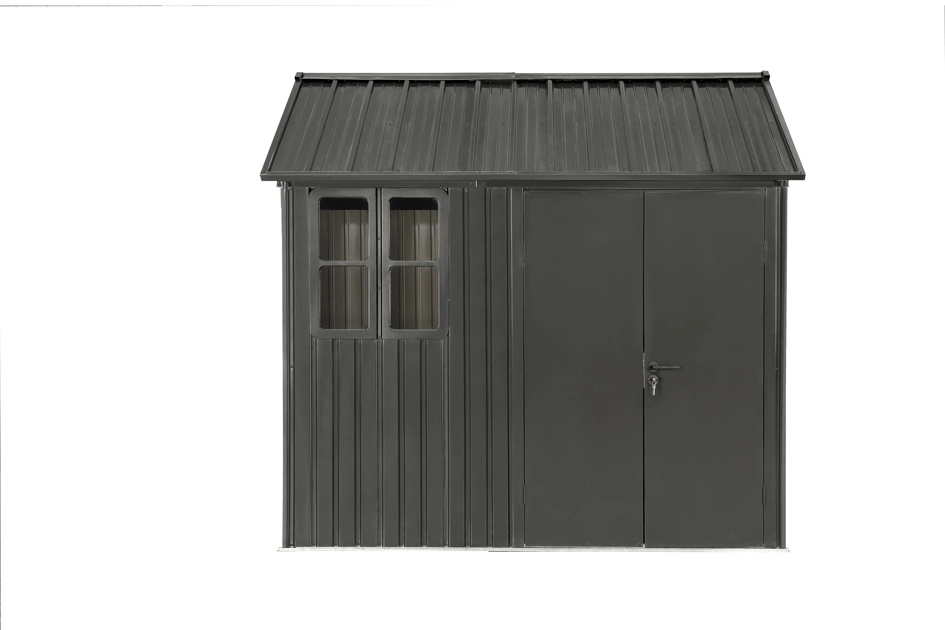 Tepro Metallgerätehaus Garden Shed 8 x 6 Premium anthrazit 252 x 168 cm 