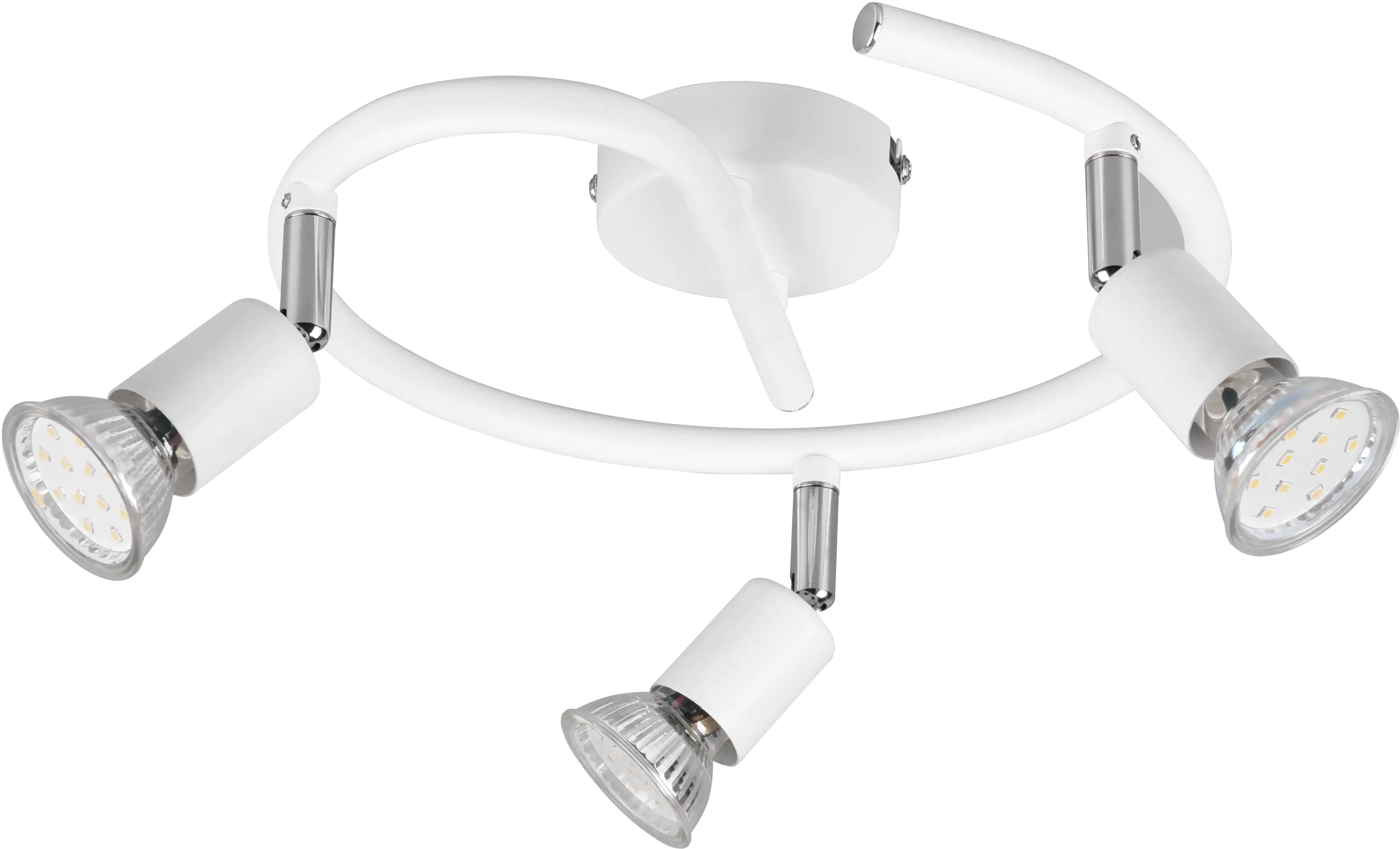 Reality Leuchten 3er Spot Paris weiß matt