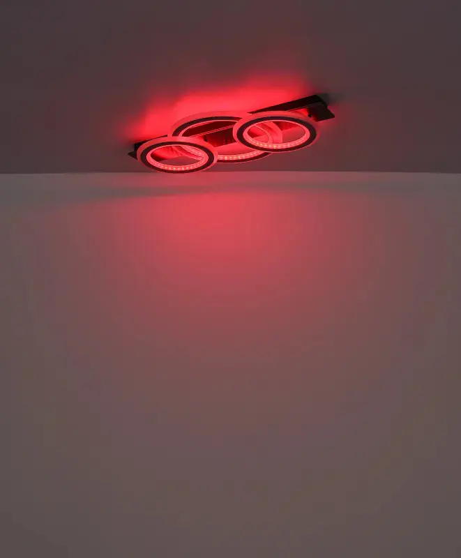 Globo Deckenleuchte Jayden 73 x 37 cm schwarz CCT