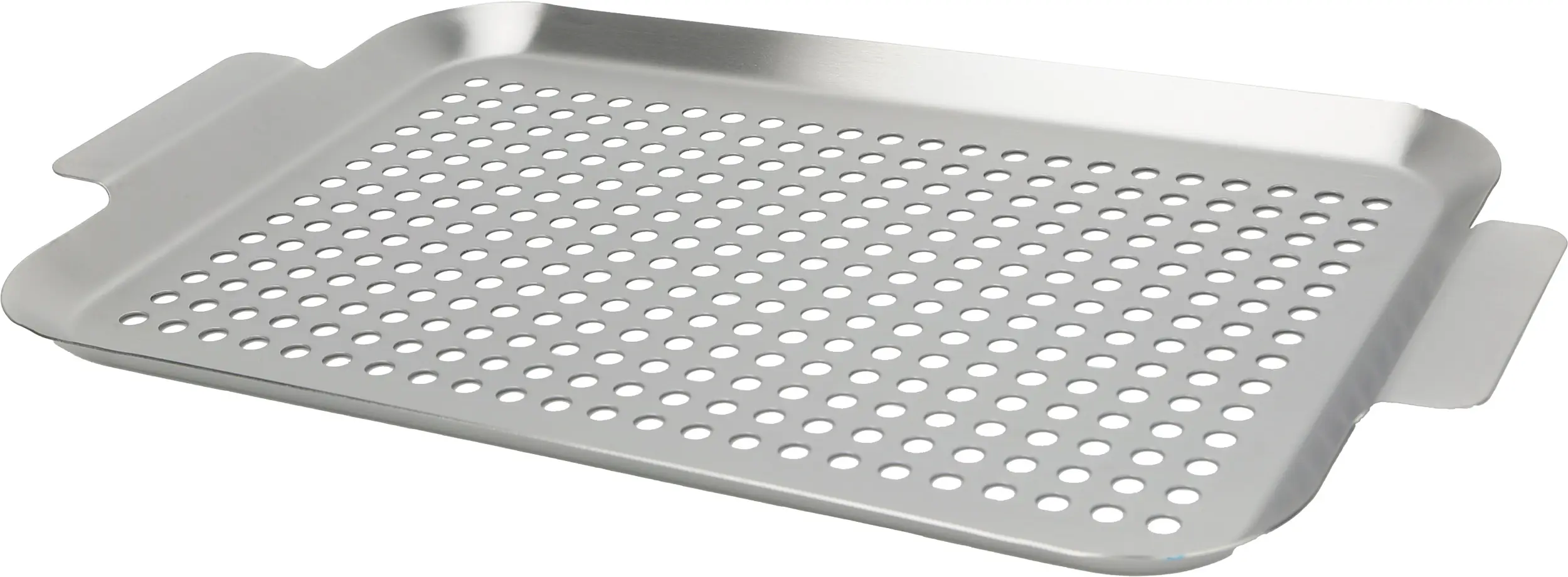 Primaster Grillschale mit Löcher Edelstahl 43 x 26 cm