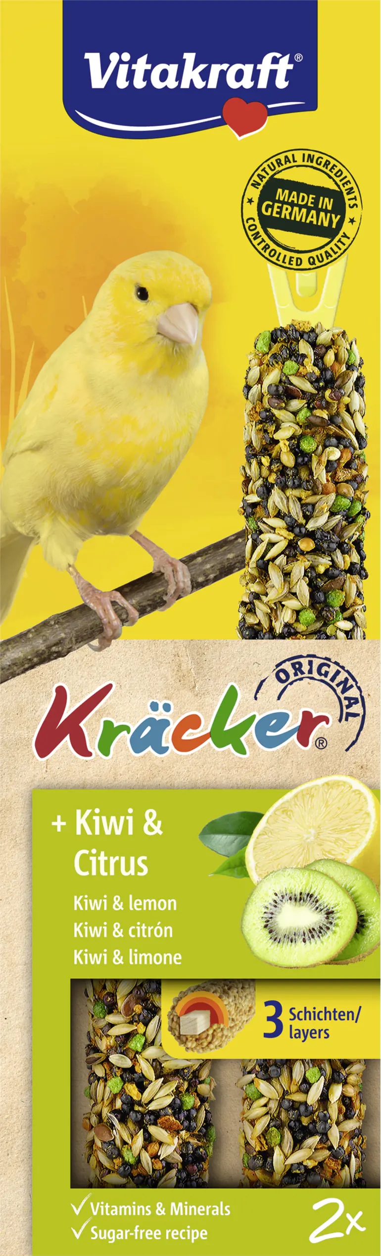 Vitakraft Kräcker® Kiwi & Citrus 2 Stück