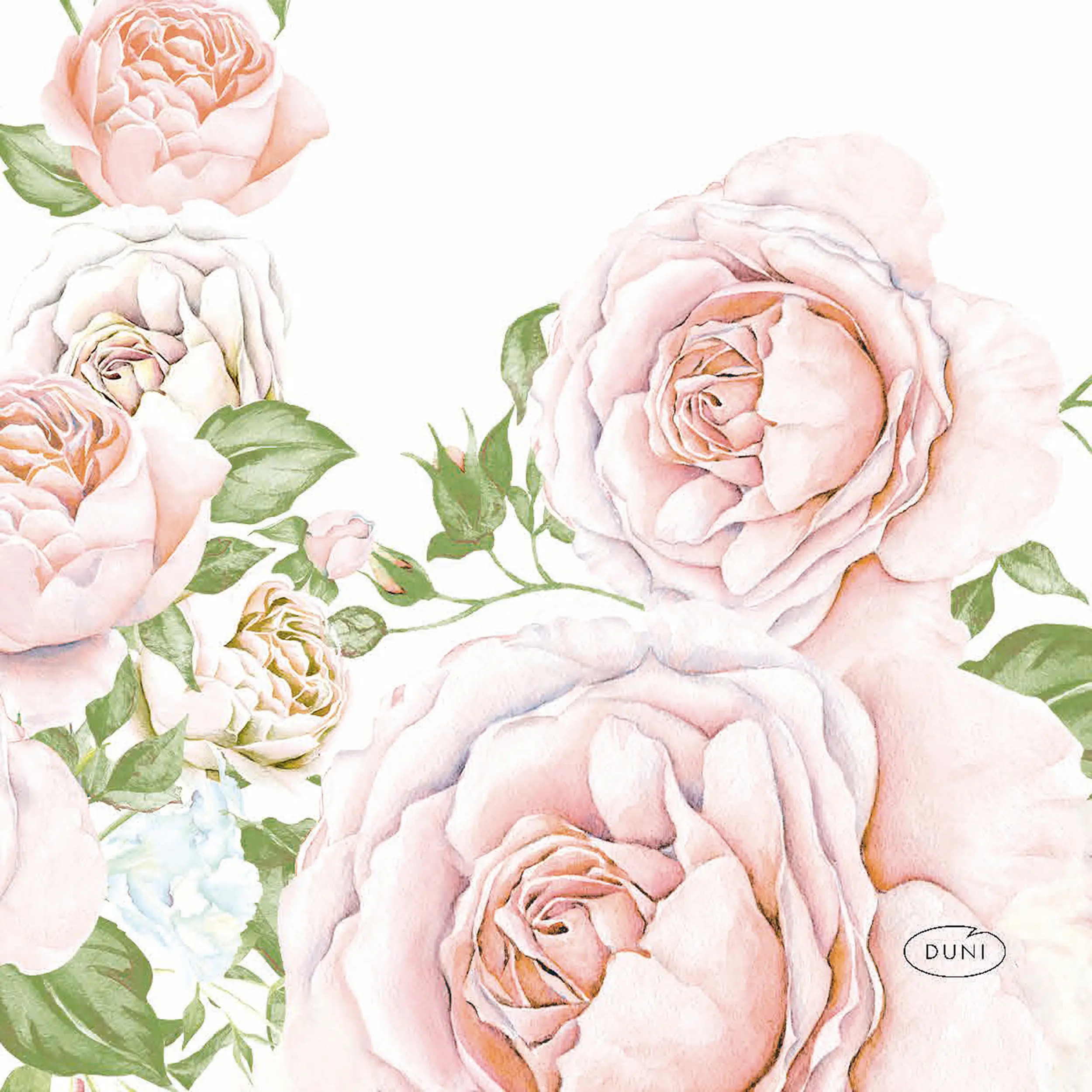 Duni Servietten Rose Glory 24 x 24 cm - 20er Pack