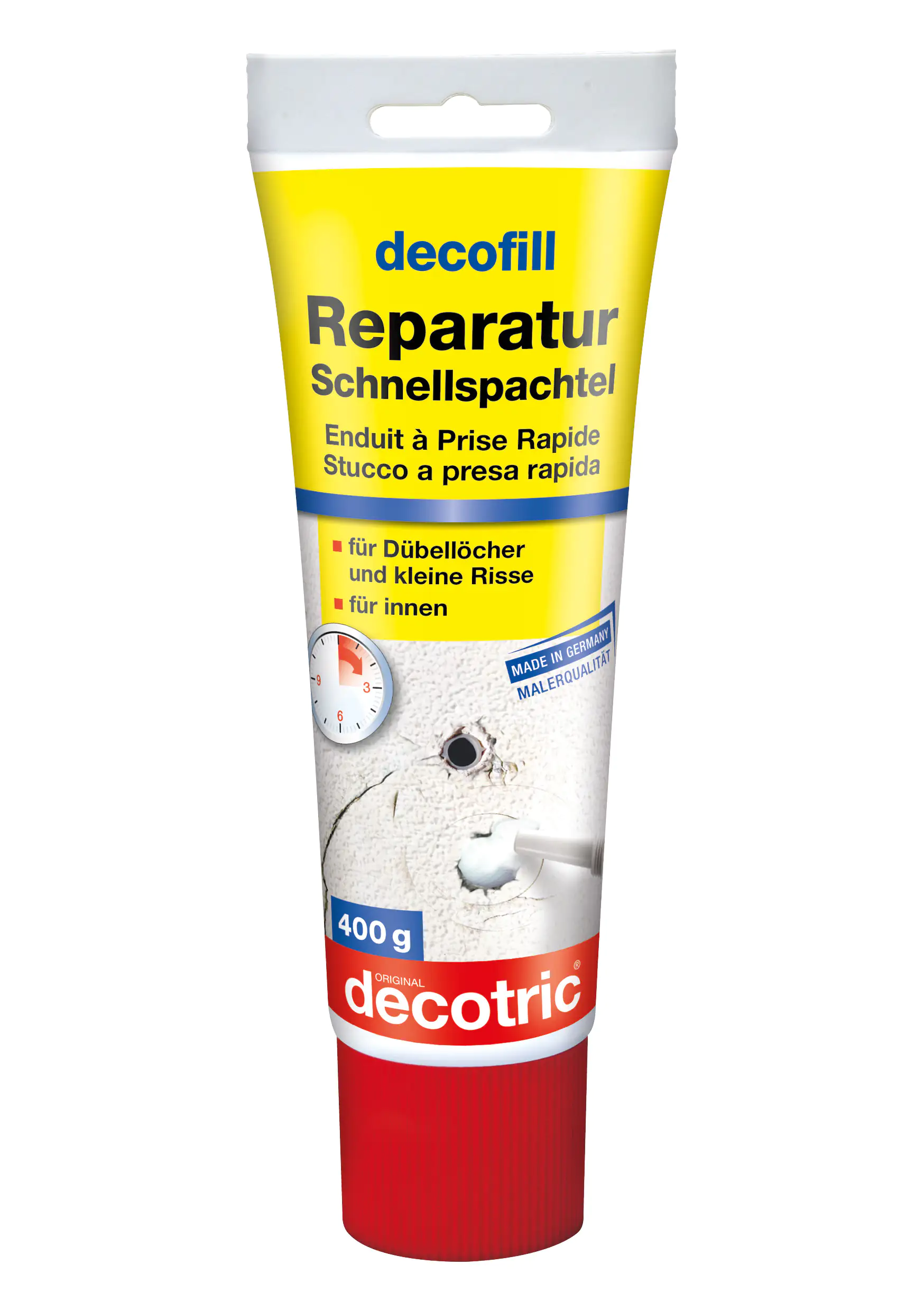 Decotric Decofill Reparatur-Schnellspachtel 400 g Decotric Decofill Reparatur-Schnellspachtel 400 g