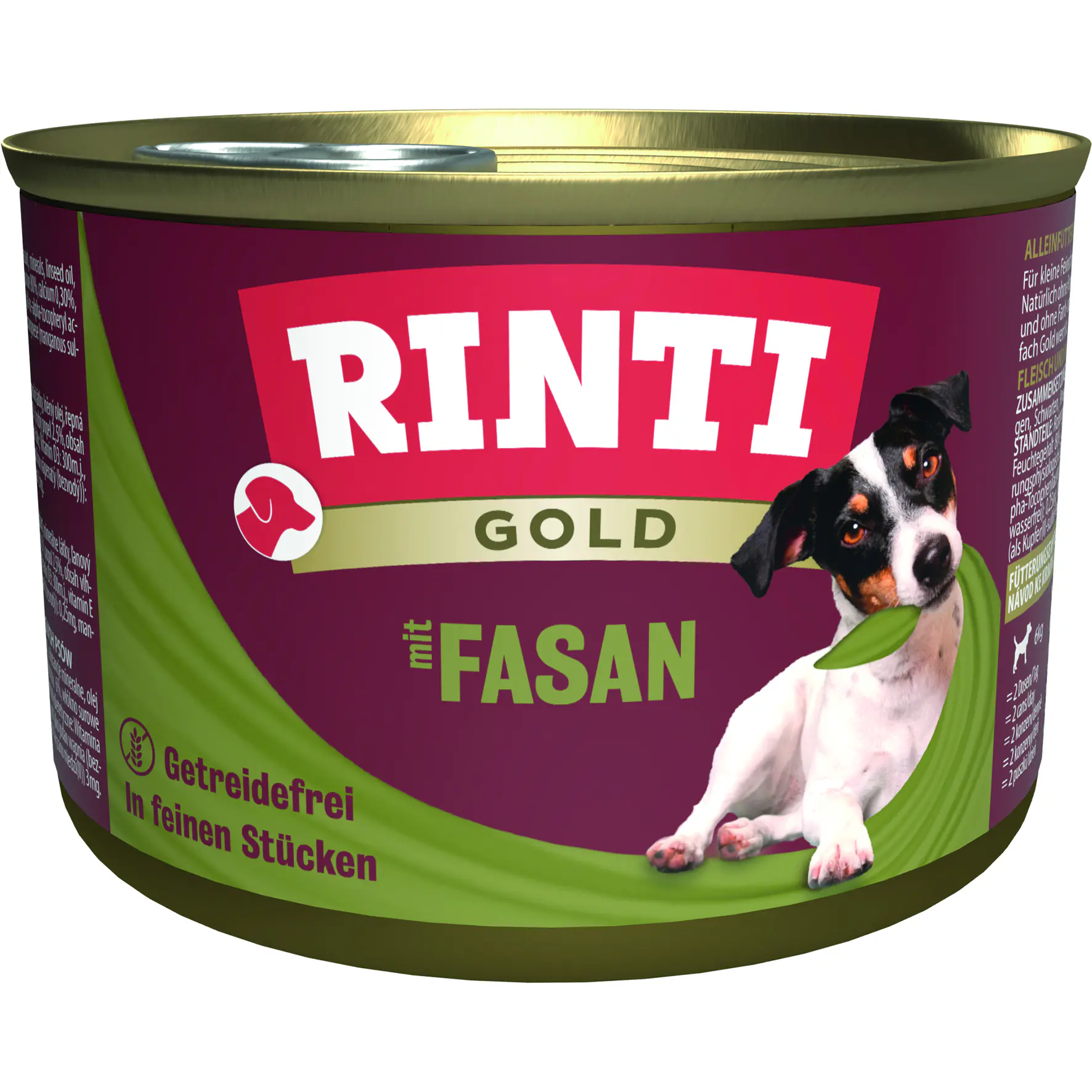 Rinti Gold Hundenassfutter Adult getreidefrei 185 g Fasan