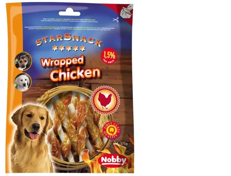 Nobby StarSnack Barbecue Wrapped Chicken 375 g