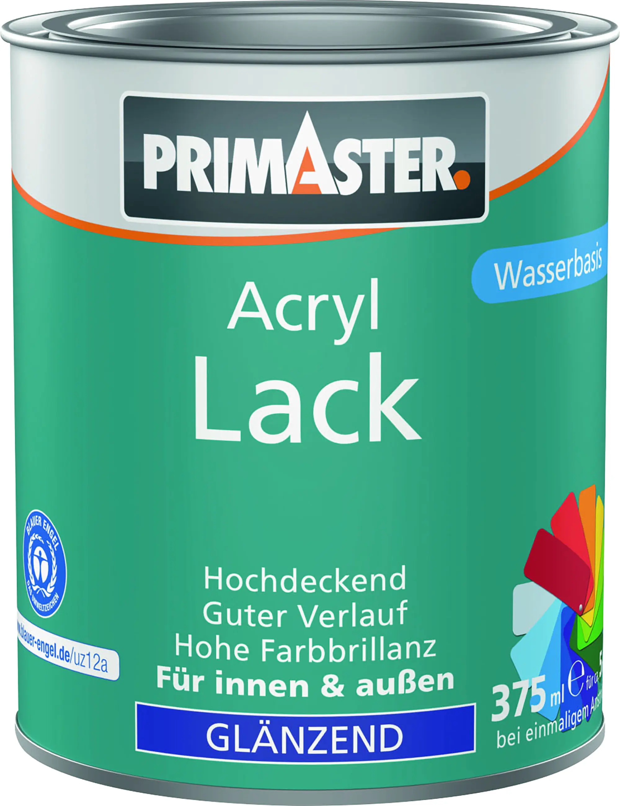 Primaster Acryl Lack enzianblau glänzend 375 ml
